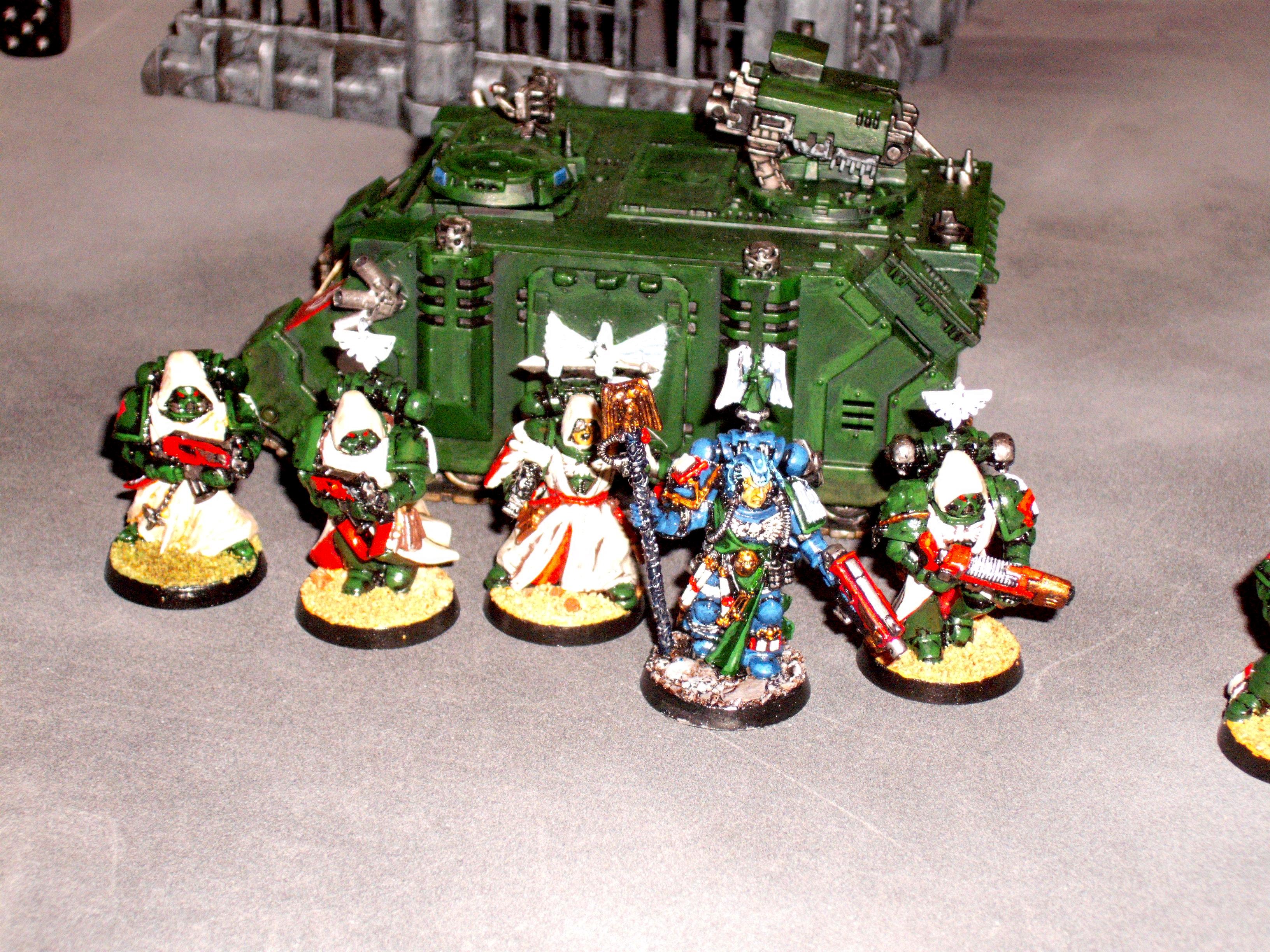 Dark Angels, Dark Angels Veterans with librarian and Razorback