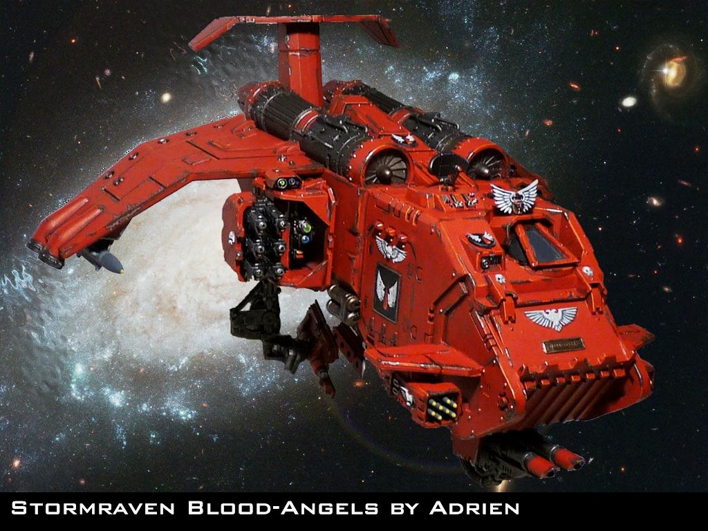 Blood Angels, Converted Stormraven, Space Marines, Stormraven