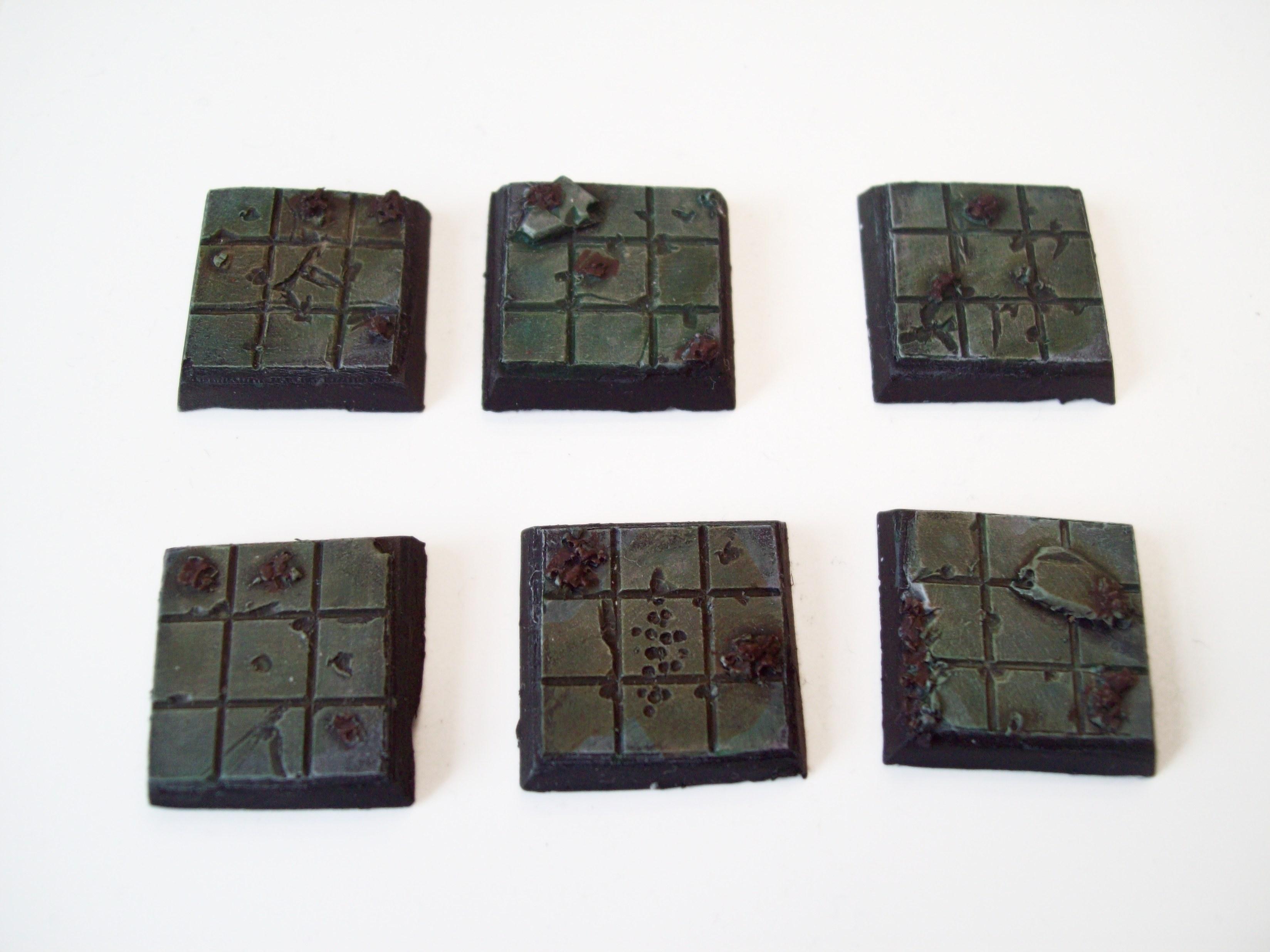 Base, Resin Casting, Broken Temple 20mm