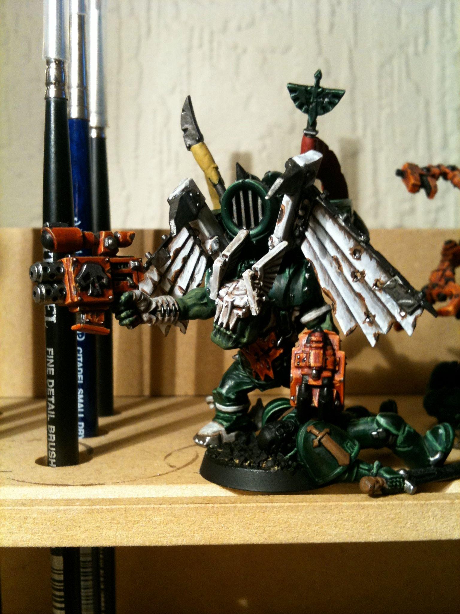 Conversion, Dark Angels, Intense, Marine Abuse, Nob, Orks, Stormboy, Warhammer 40,000