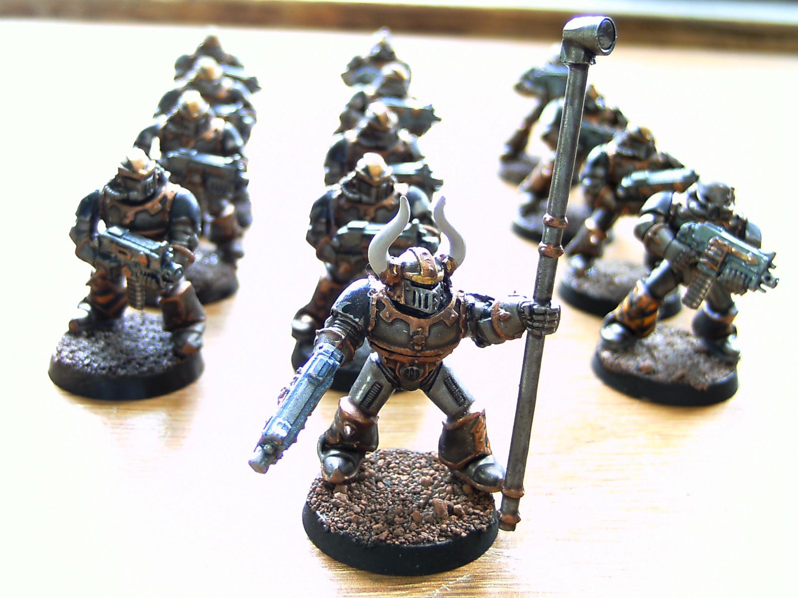 Chaos, Chaos Space Marines, Homebrew, Iron Knights, Iron Marauders, Iron Warriors, Ouze, Warhammer 40,000, Work In Progress, Worklog
