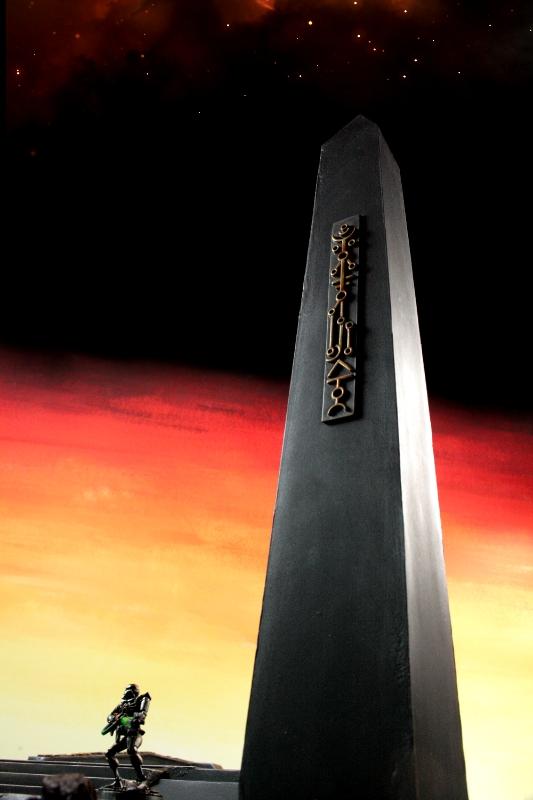 3t, Glowing, LED, Monolith, Necrons, Temple, Terrain, Xeno