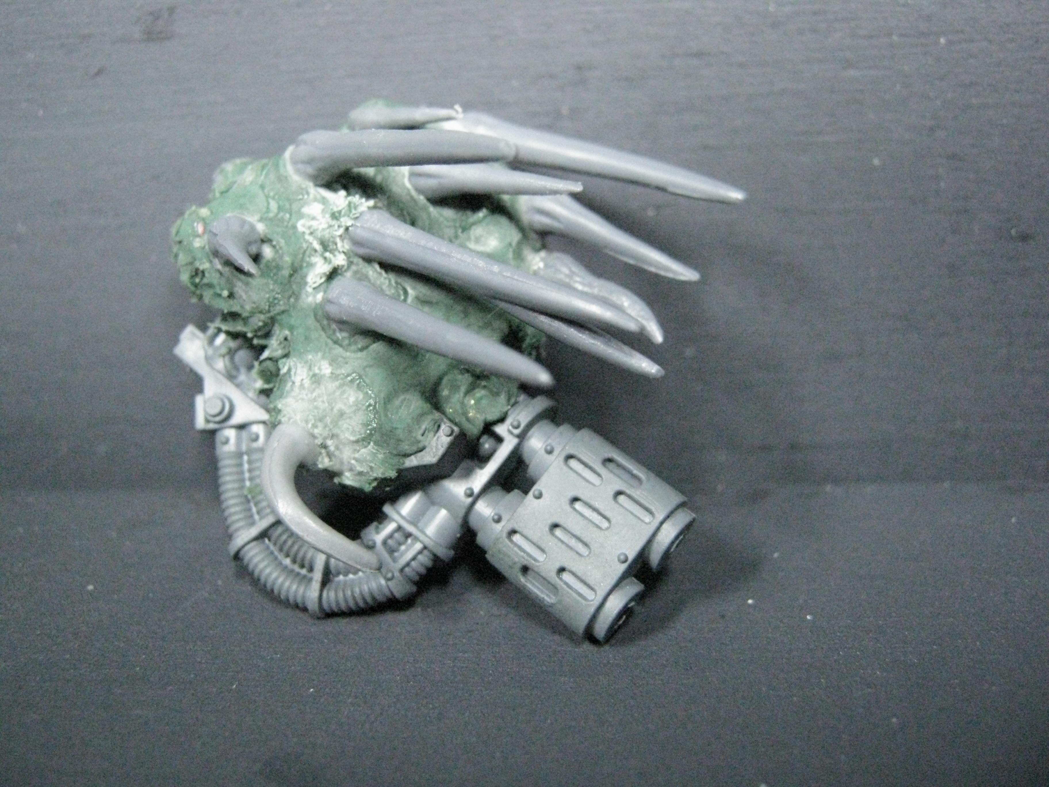 Chaos Space Marines, Conversion, Death Guard, Dreadnought, Greenstuff, Nurgle, Warhammer 40,000