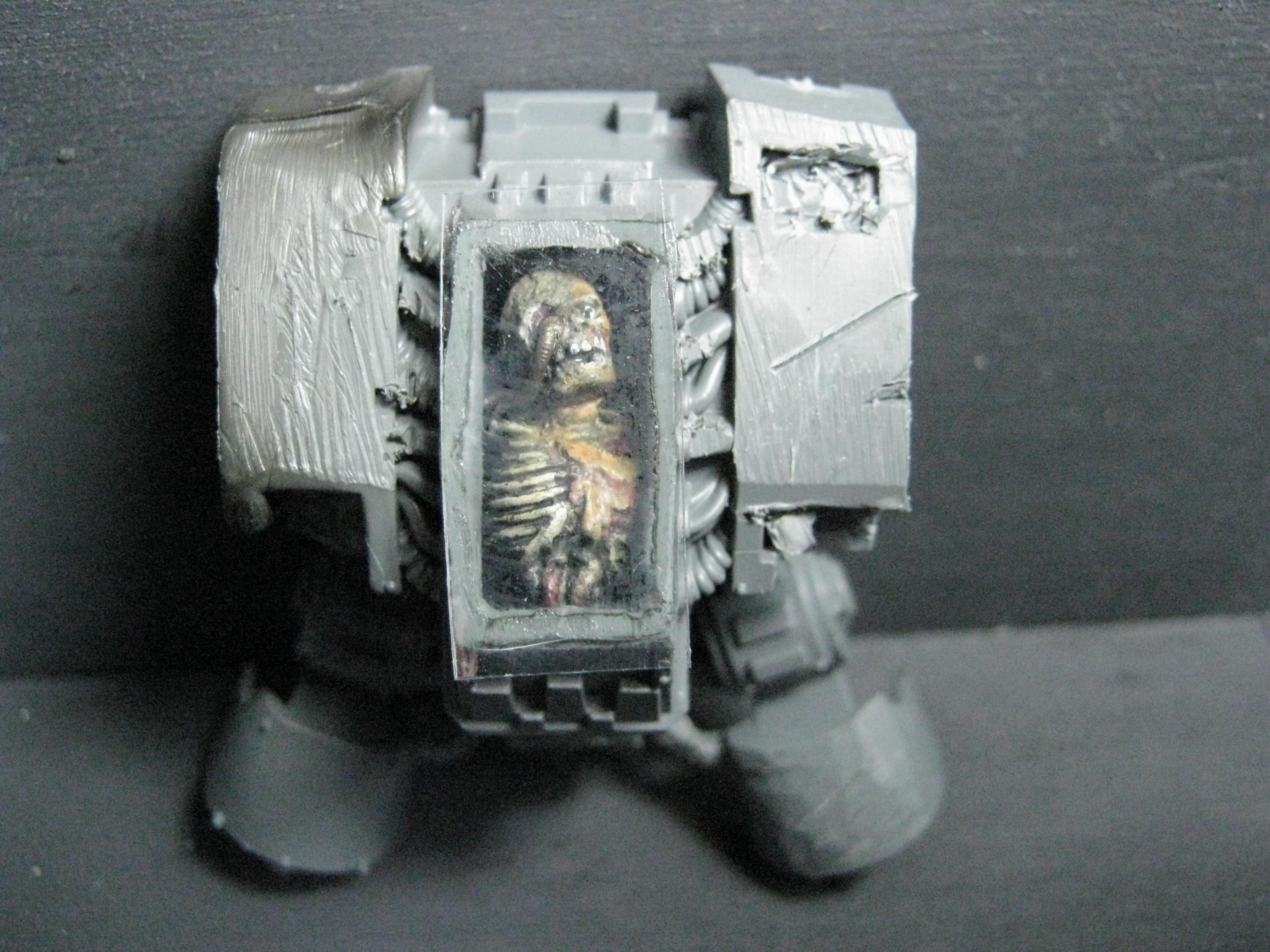 Chaos Space Marines, Conversion, Death Guard, Dreadnought, Greenstuff, Nurgle, Warhammer 40,000