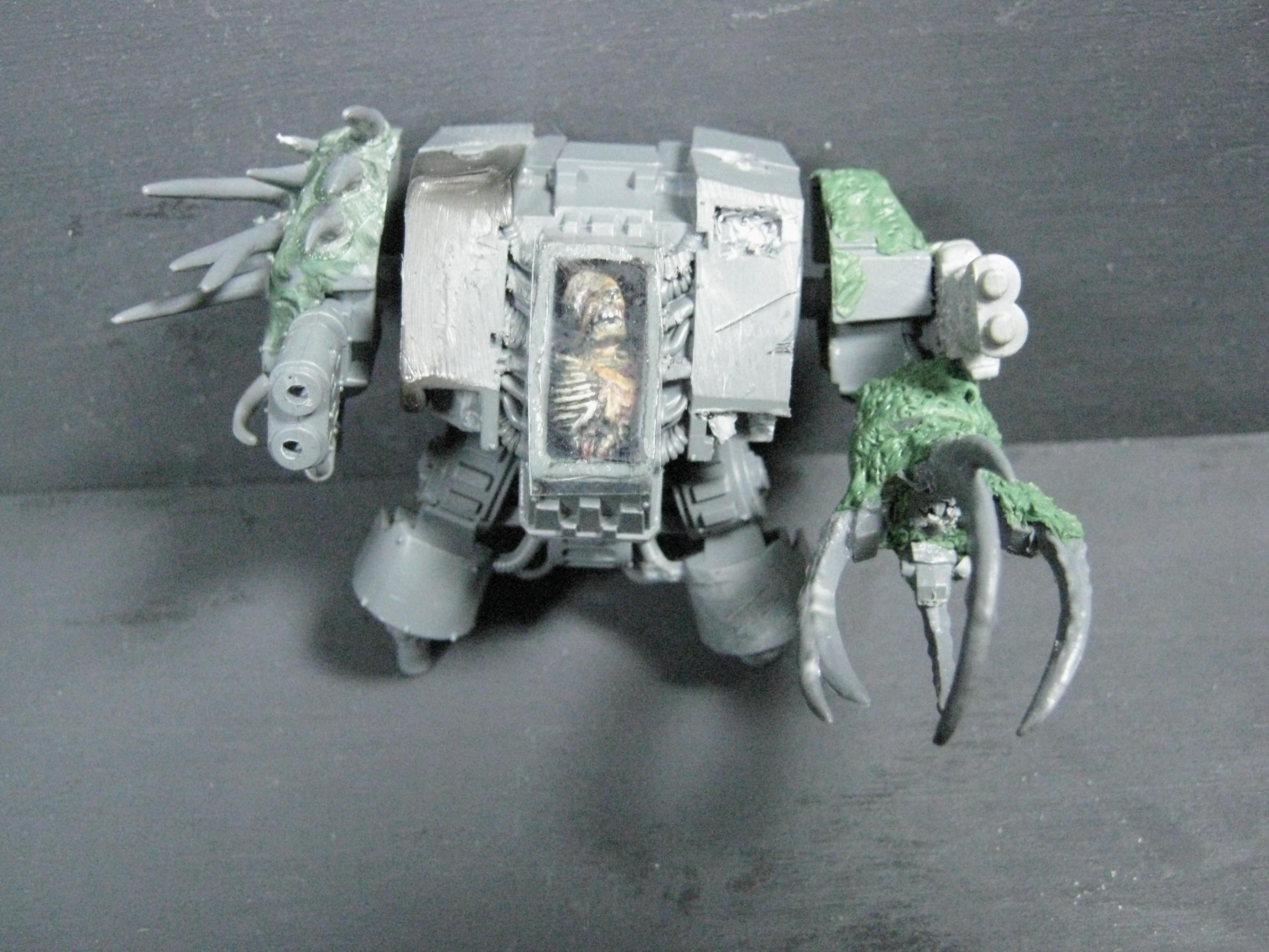Chaos Space Marines, Conversion, Death Guard, Dreadnought, Greenstuff, Nurgle, Warhammer 40,000