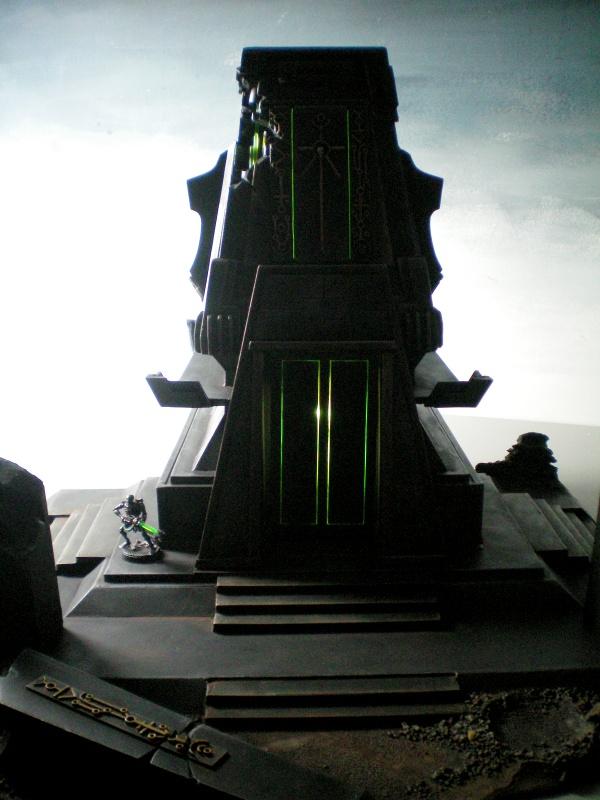 Glowing, LED, Necrons, Temple, Terrain