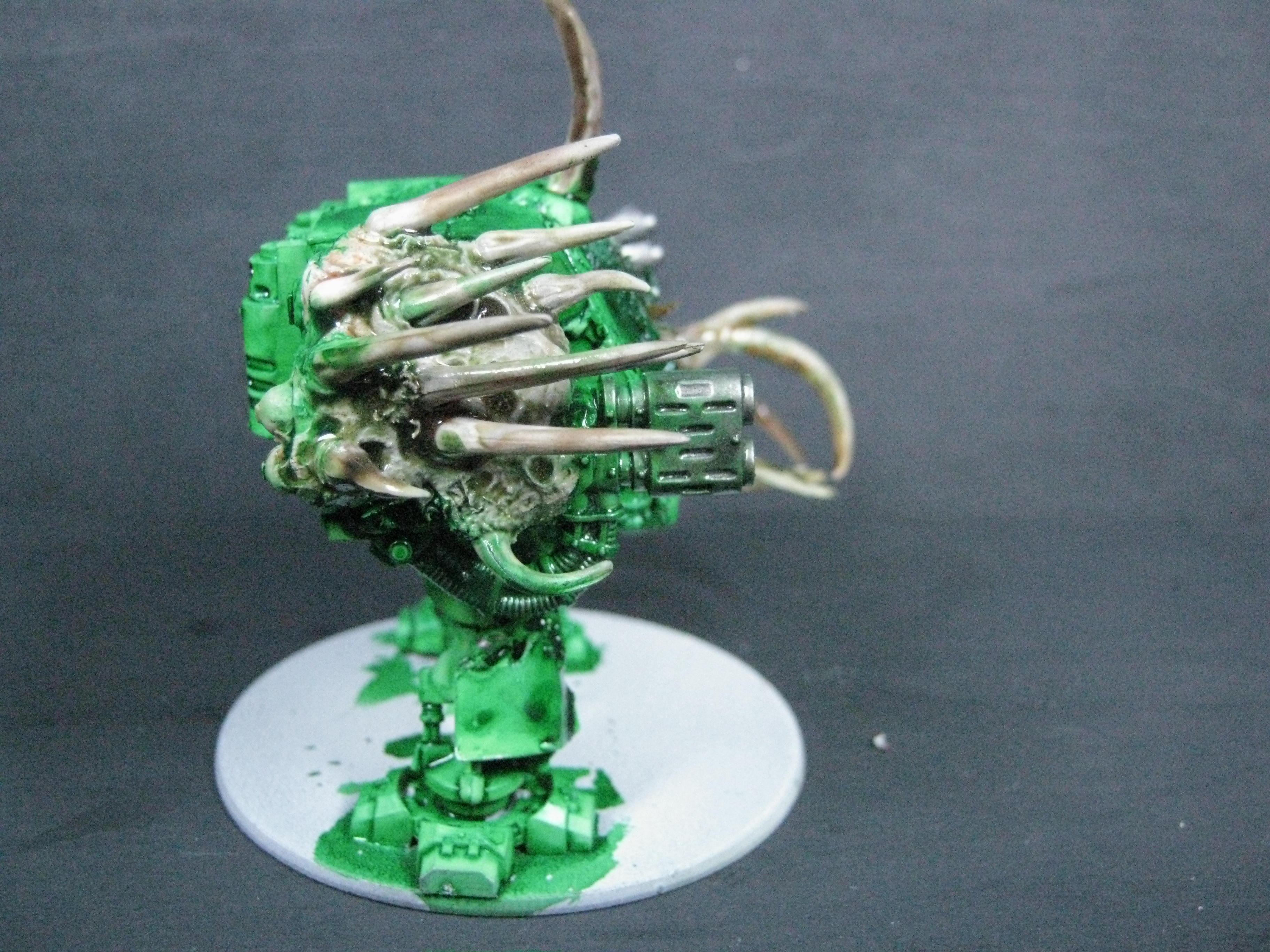 Chaos Space Marines, Conversion, Death Guard, Dreadnought, Greenstuff, Nurgle, Warhammer 40,000