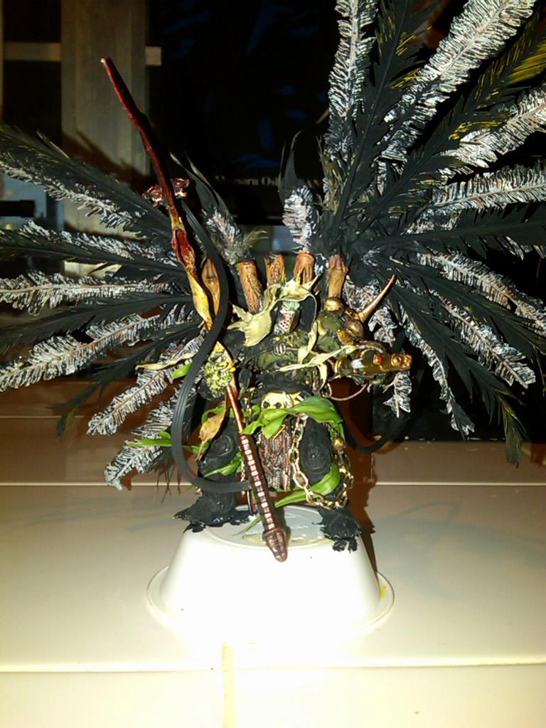 Feathers, Mortarion, Winged, Work In Progress