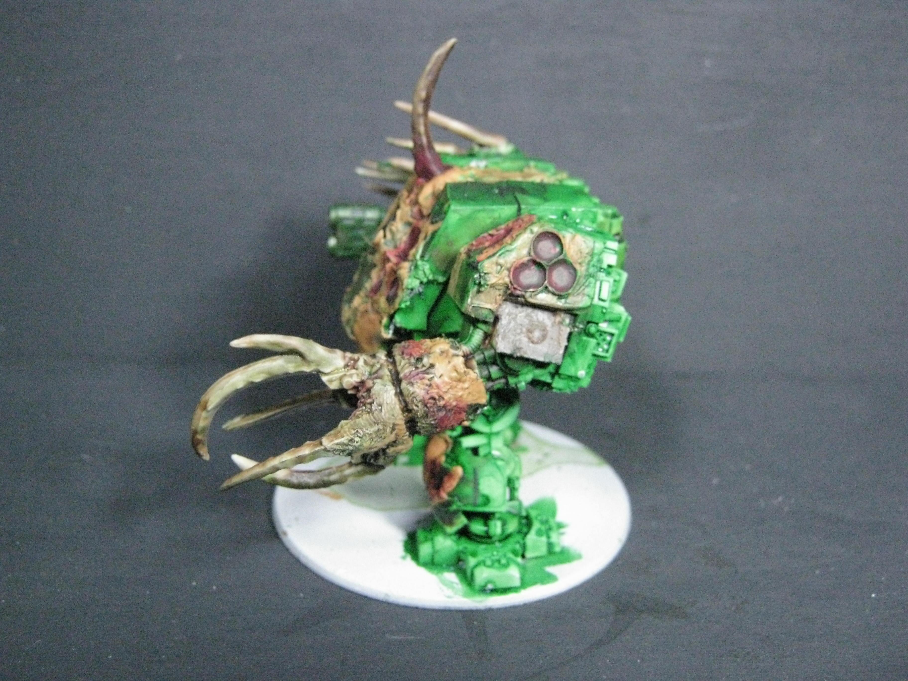 Chaos Space Marines, Conversion, Death Guard, Dreadnought, Greenstuff, Nurgle, Warhammer 40,000
