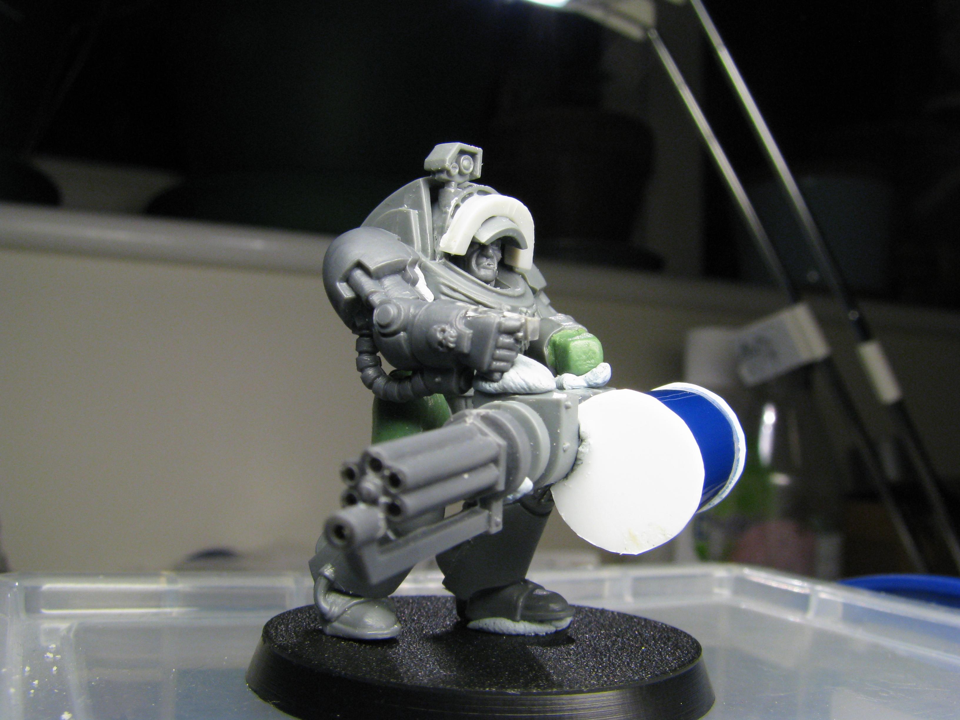 Autocannon, Conversion, Space Marines, Termi, Terminator Armor, Warhammer 40,000