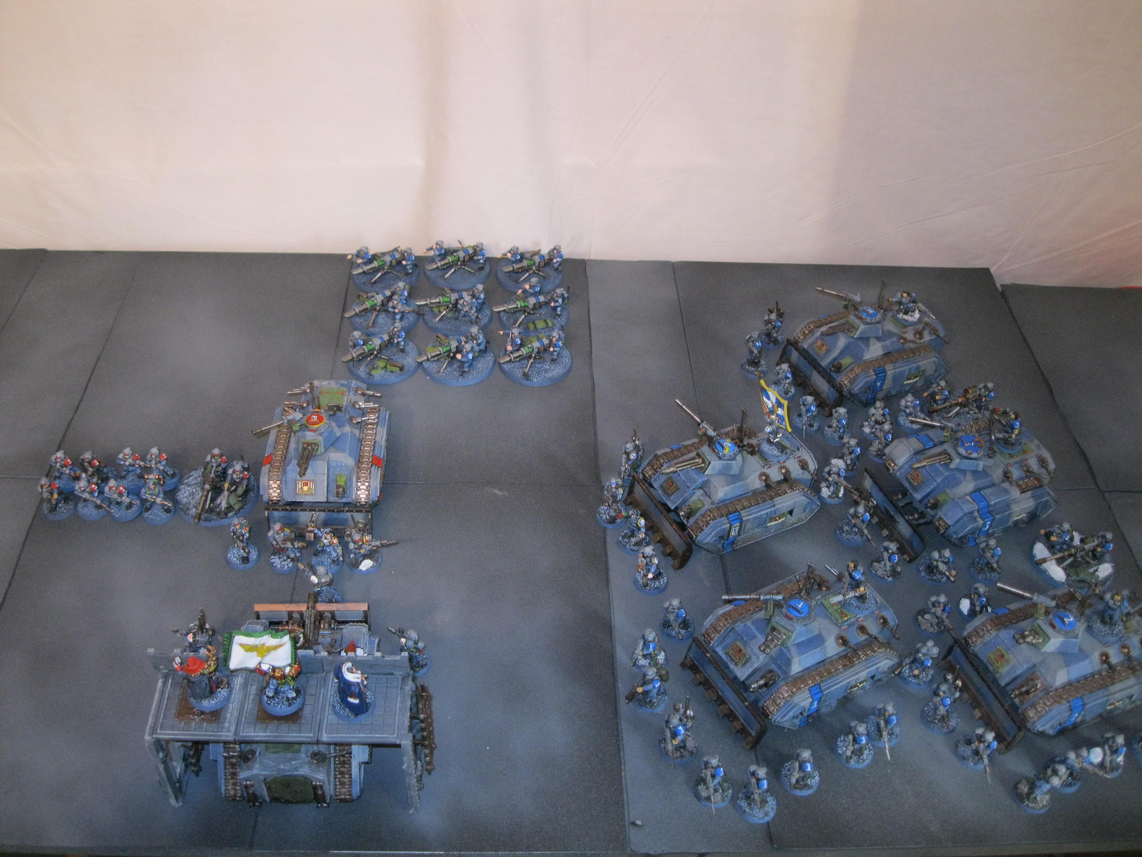 Army, Astra Militarum, Blue Paintscheme, Chimera, Imperial Guard, Urban, Warhammer 40,000