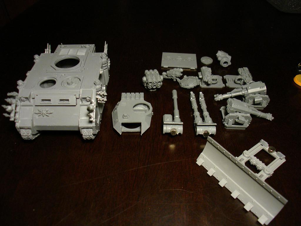 Chaos Space Marines, Daemon Prince, Plague Marines, Predator, Pyre, Rhino, Vindicator