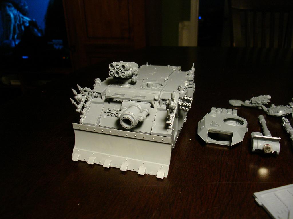 Chaos Space Marines, Daemon Prince, Plague Marines, Predator, Pyre, Rhino, Vindicator