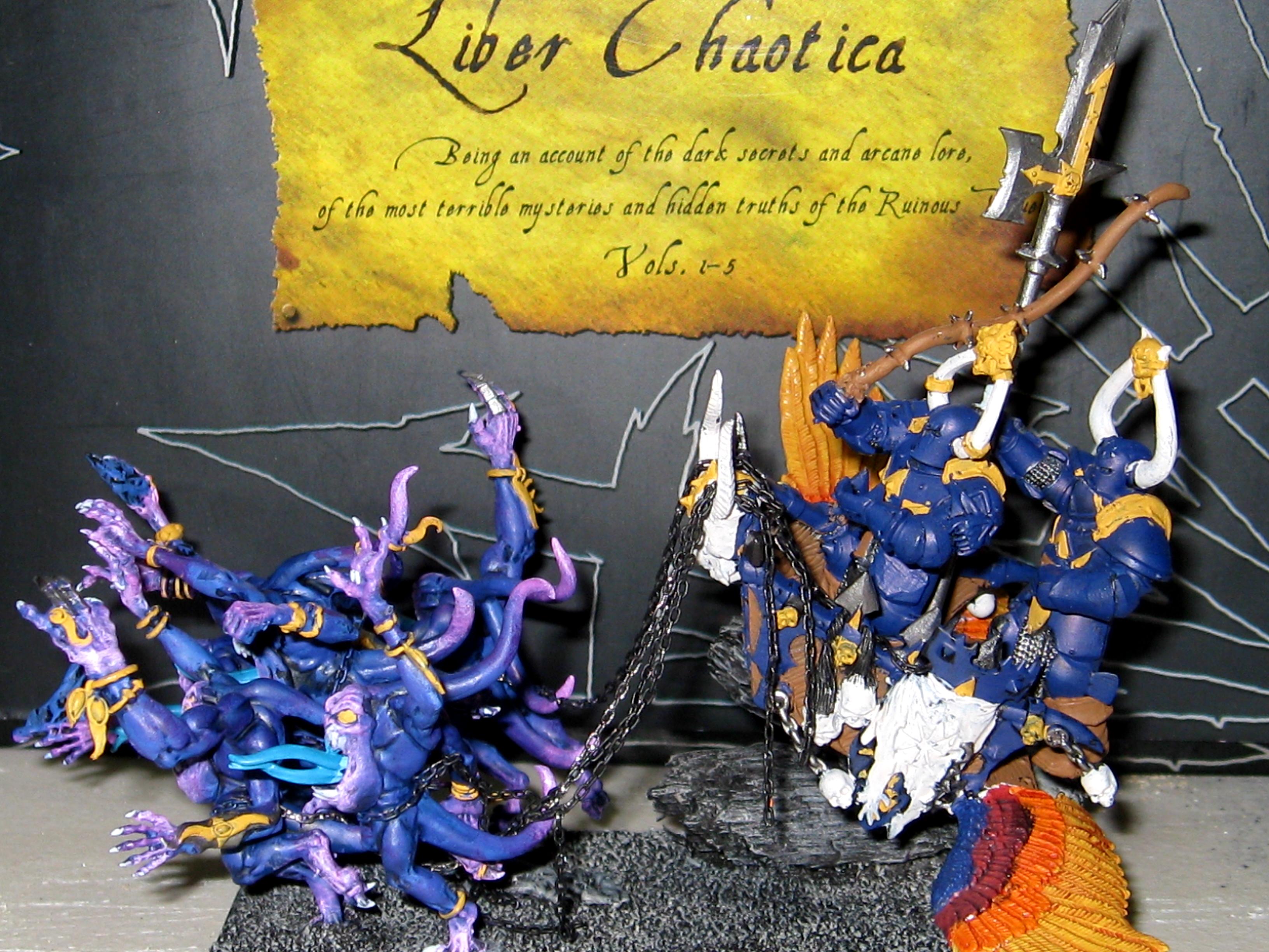 Chaos, Chariot, Tzeentch, Warriors
