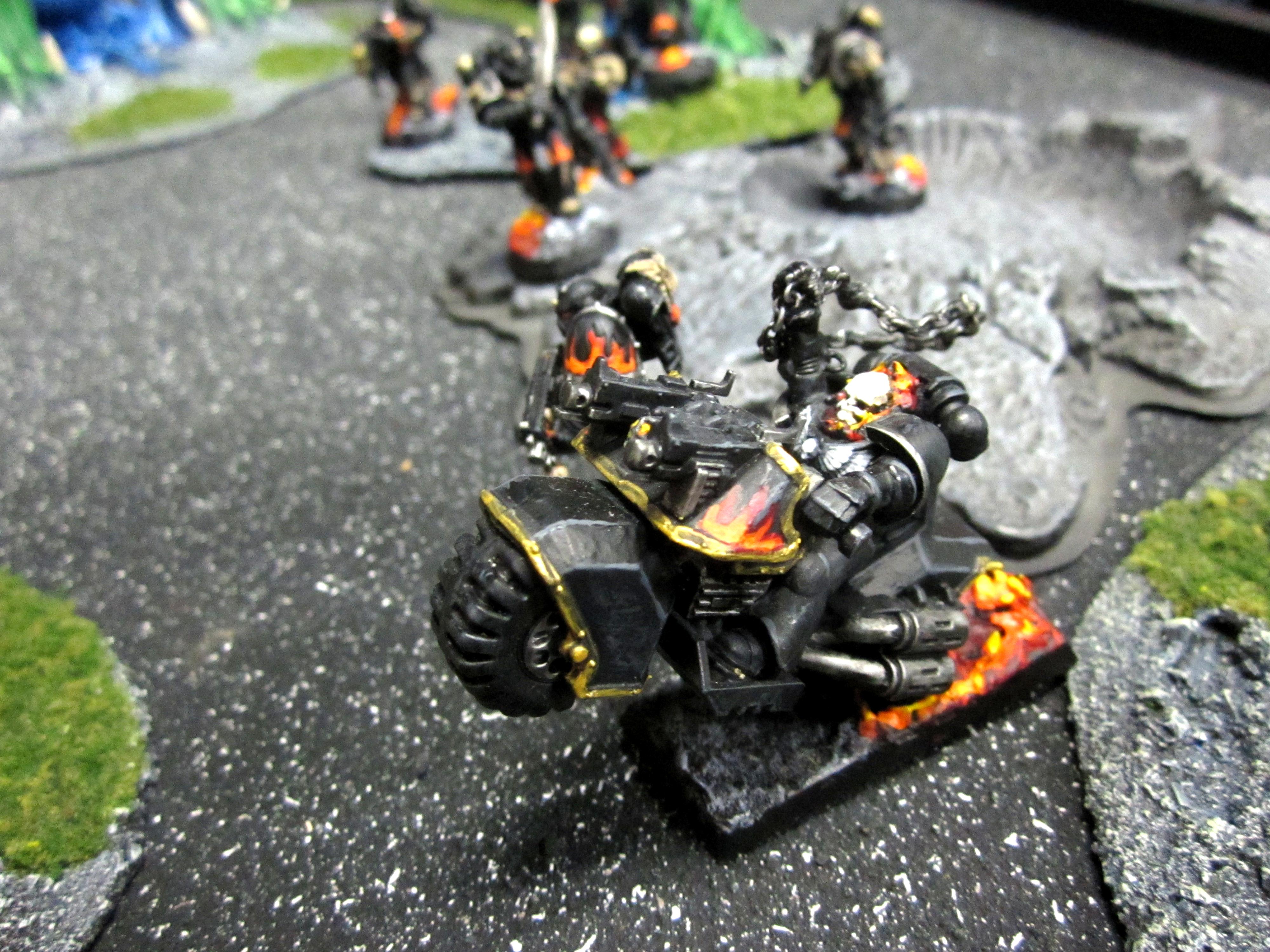Dakkacon, Legion Of The Damned, Space Marine Biker, Space Marines
