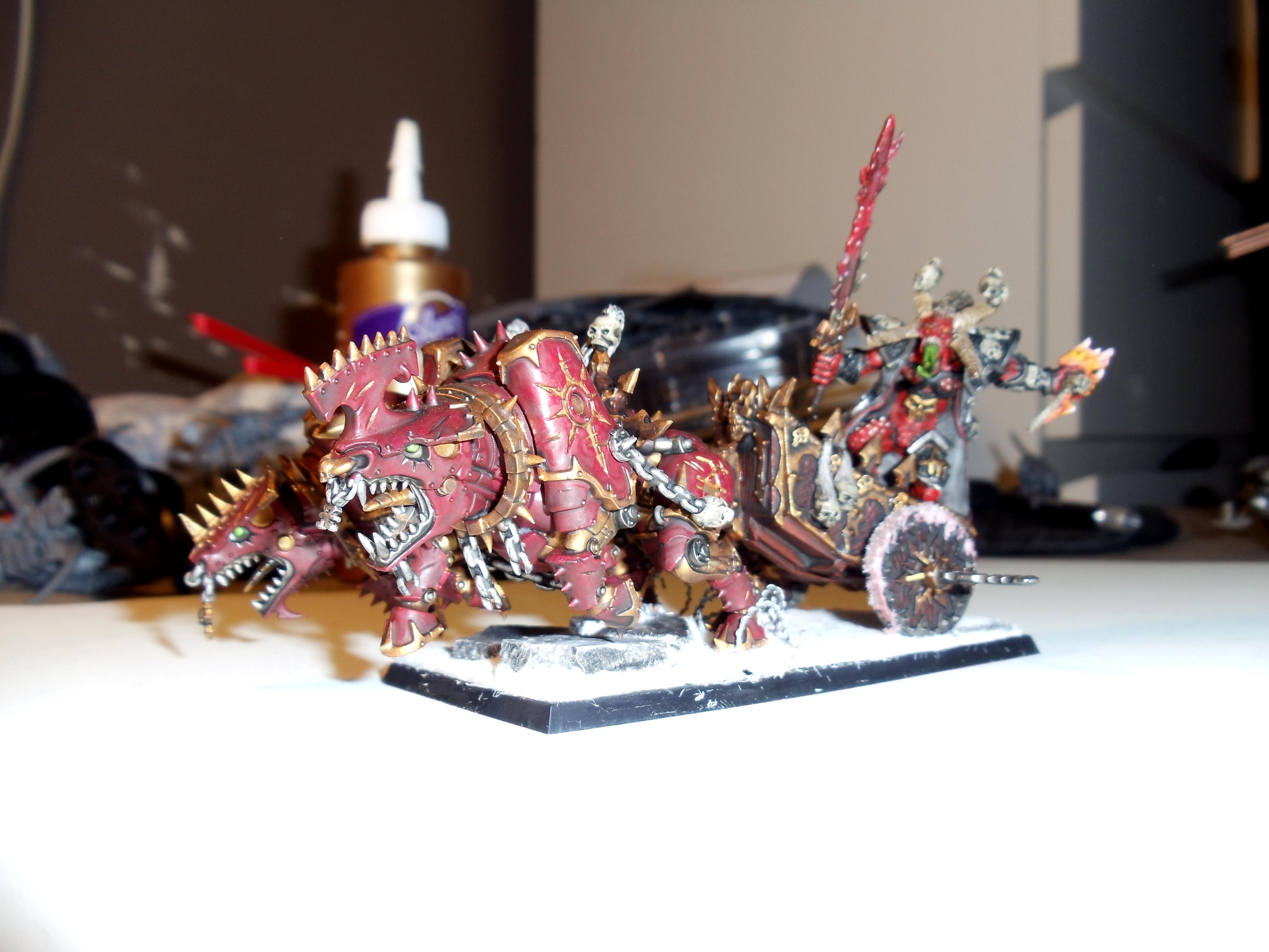 Blood Crusher, Chaos, Chariot, Daemons, Jugernaut, Skulltaker