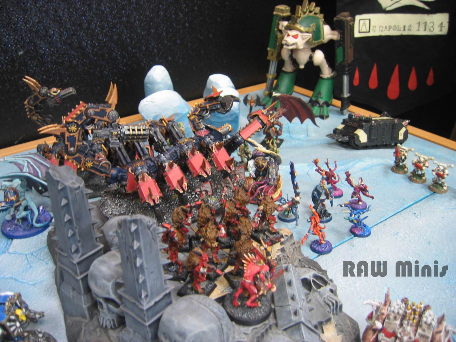 Apocalypse, Battle, Battle Report, Biggest Game Ever, Chaos, Chaos Daemons, Chaos Space Marines, Converting, Daemons, Painting, Warhammer 40,000