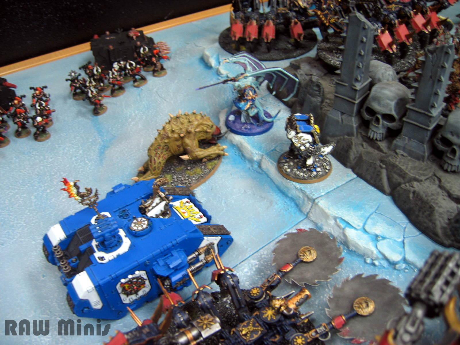 Apocalypse, Battle, Battle Report, Biggest Game Ever, Chaos, Chaos Daemons, Chaos Space Marines, Converting, Daemons, Painting, Warhammer 40,000
