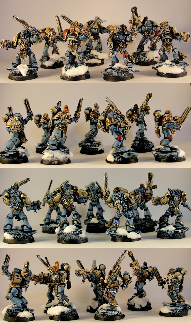 Blood Claws, Snow, Space Marines, Space Wolves, Wolves Of Russ