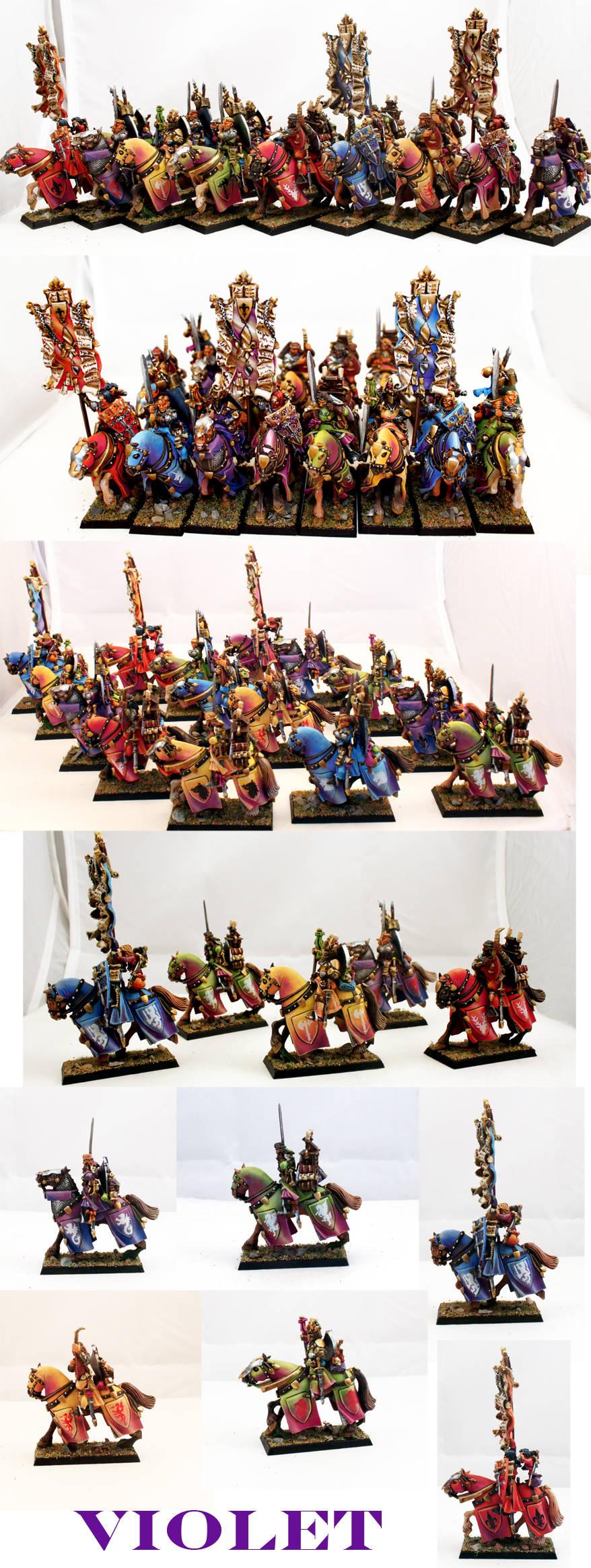 Blending, Bretonnians, Knights, Warhammer Fantasy