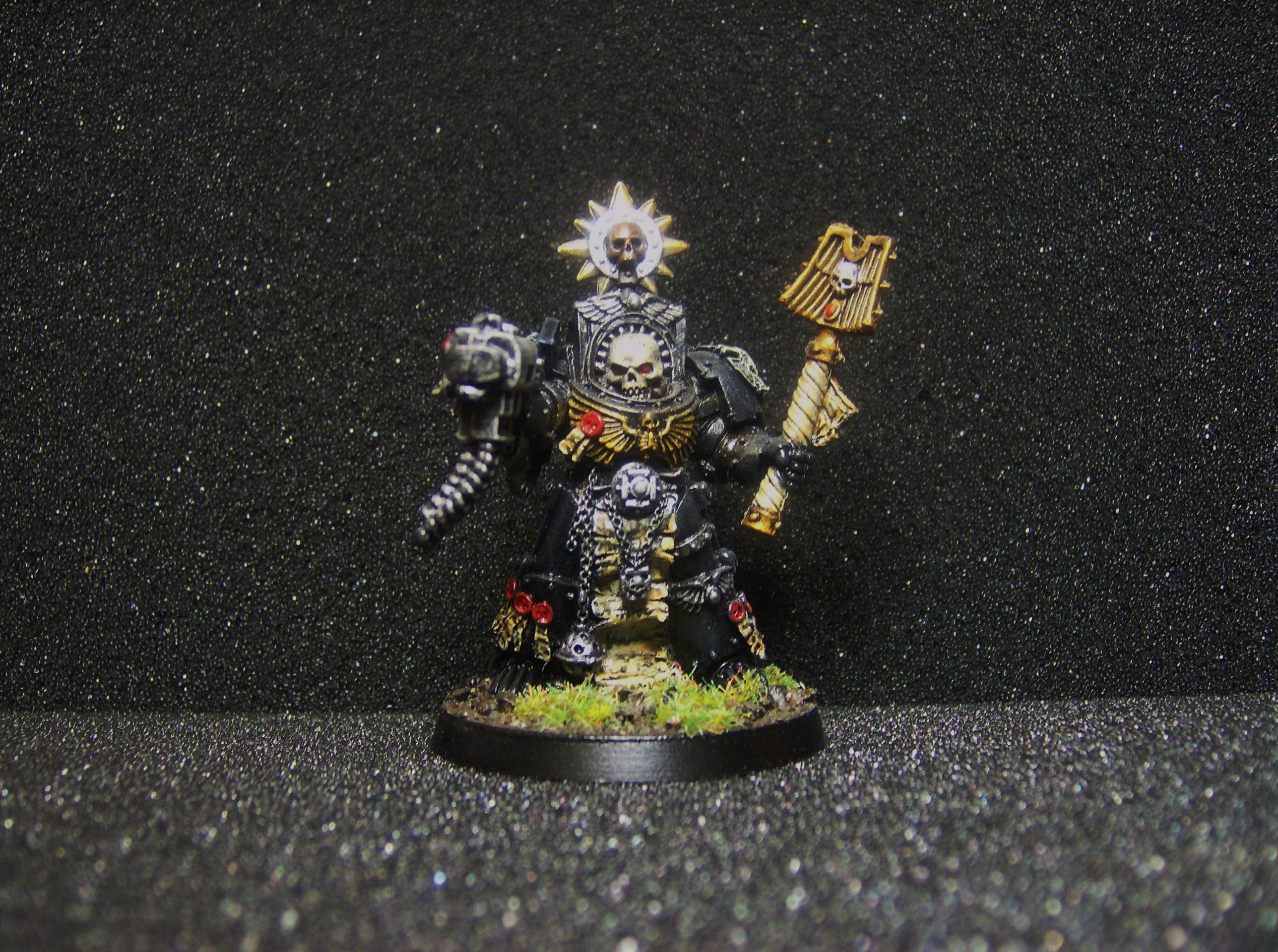 Chaplain, Space Marines, Terminator Armor, Warhammer 40,000