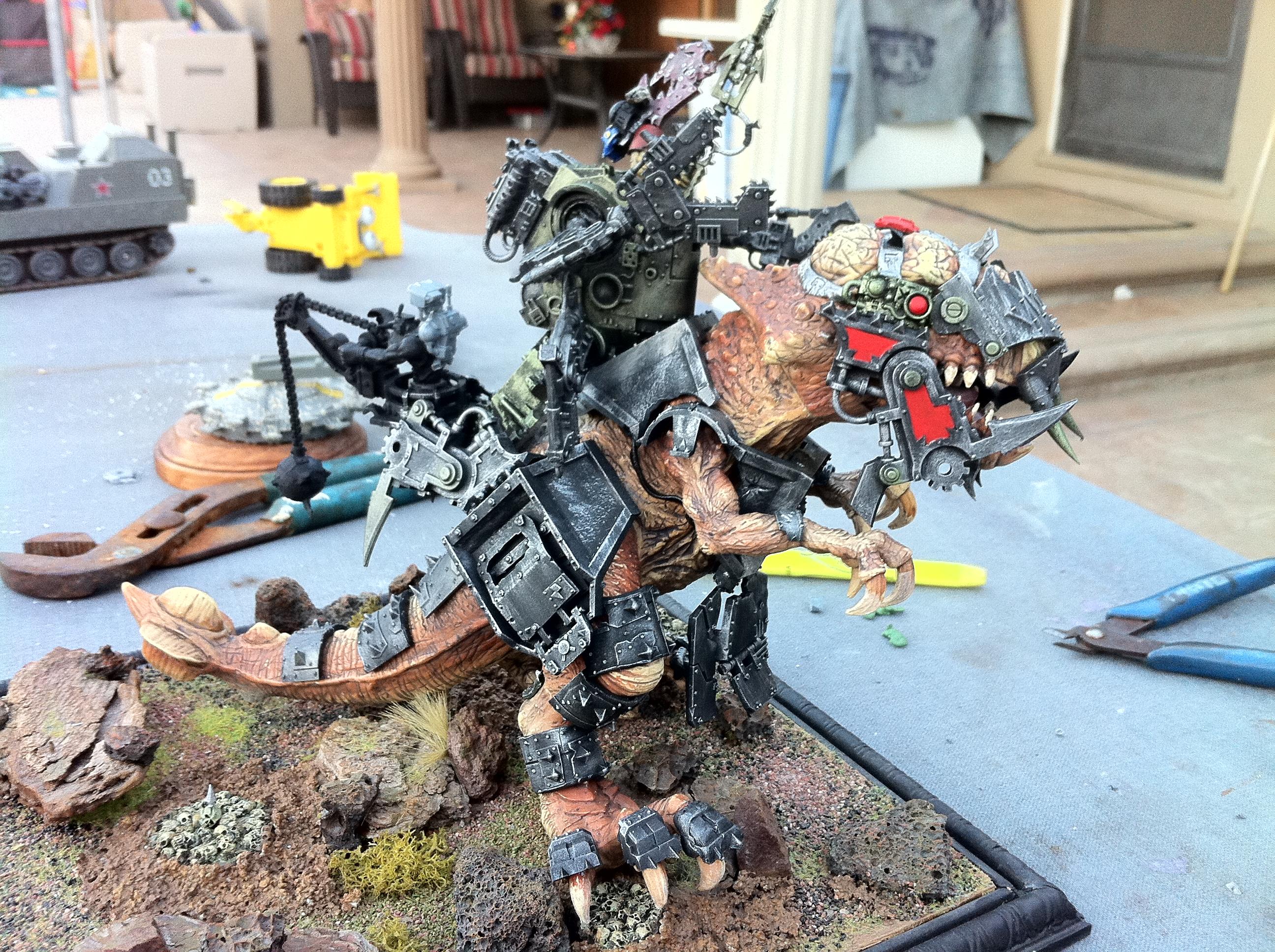 Boss, Dinosaur, Orks, Tyranasaurs, War