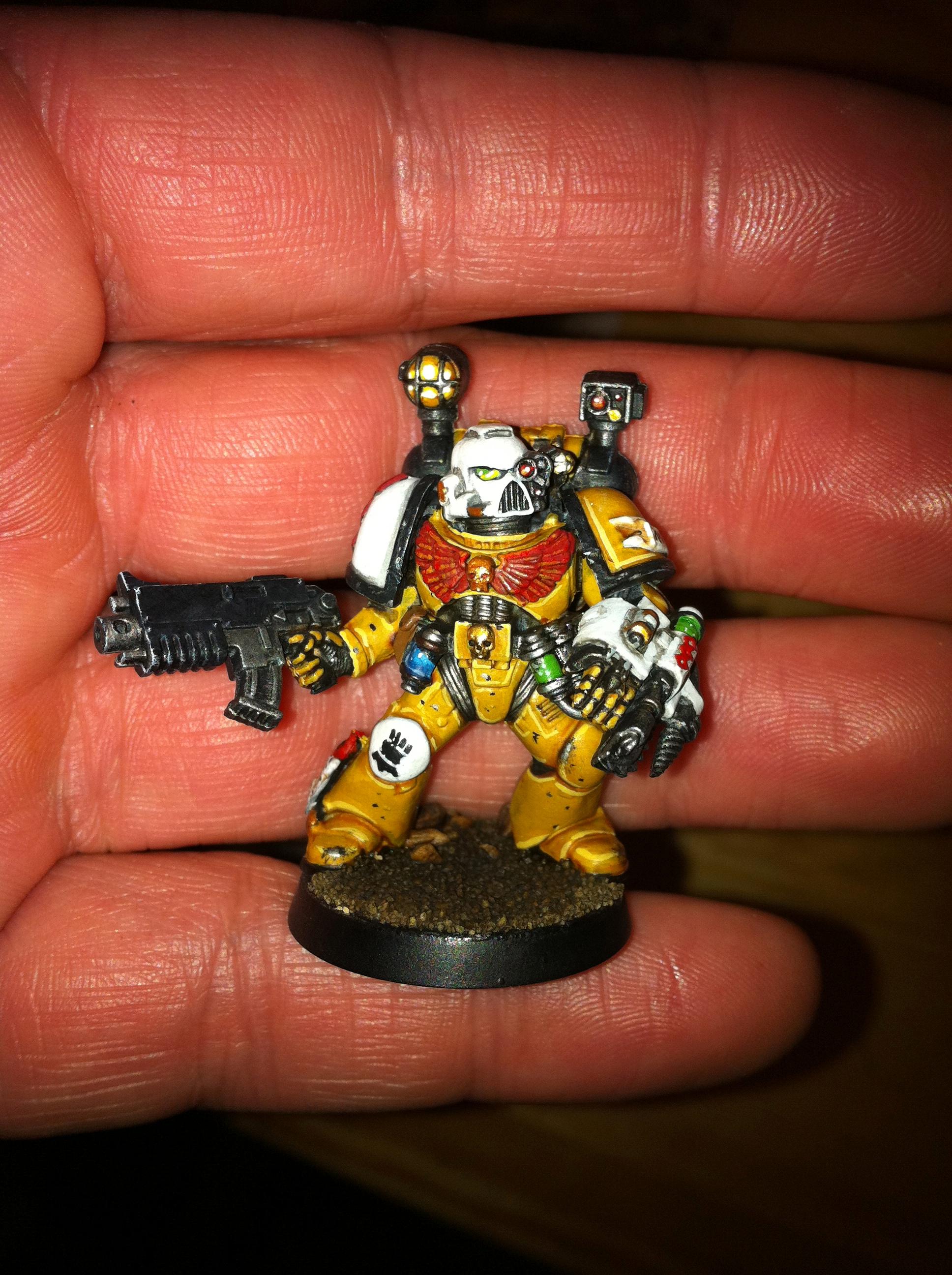 Aphotecary, Command Squad, Imperial Fists, Space Marines