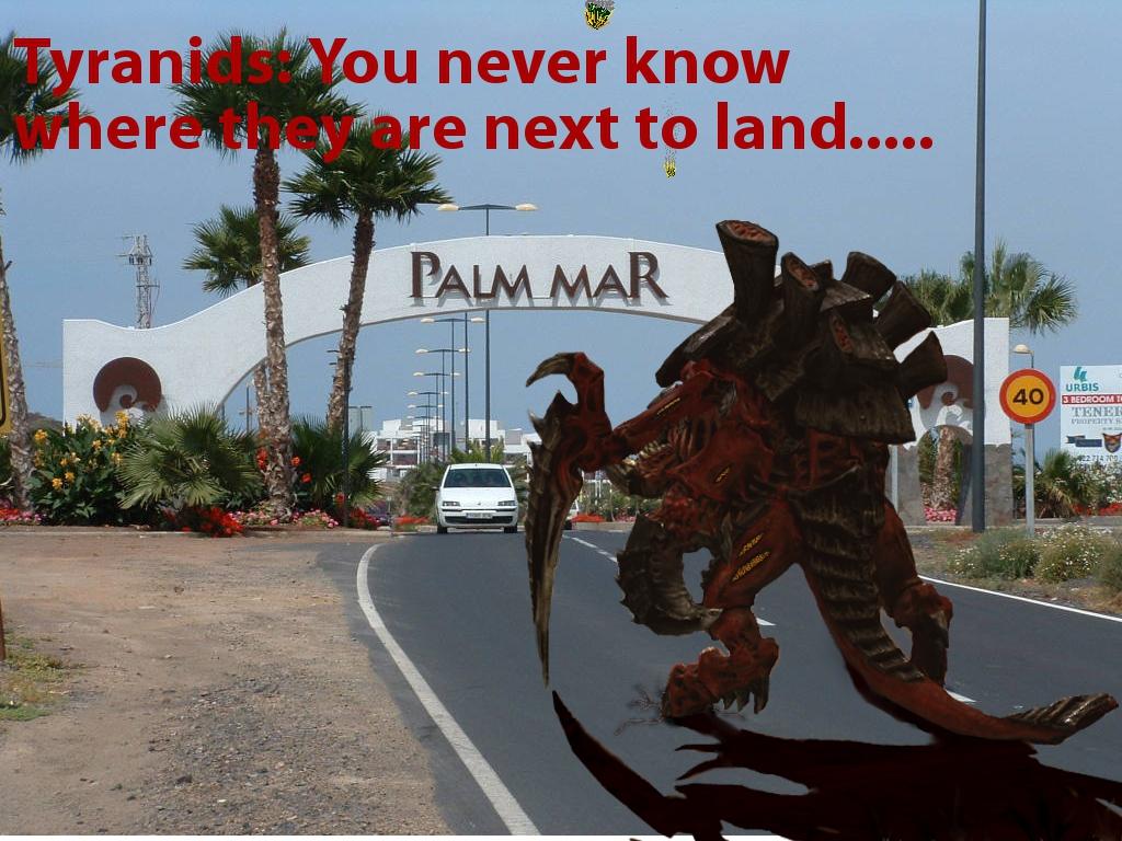 Carnifex, Palm Mar, Photoshop, Tyranids