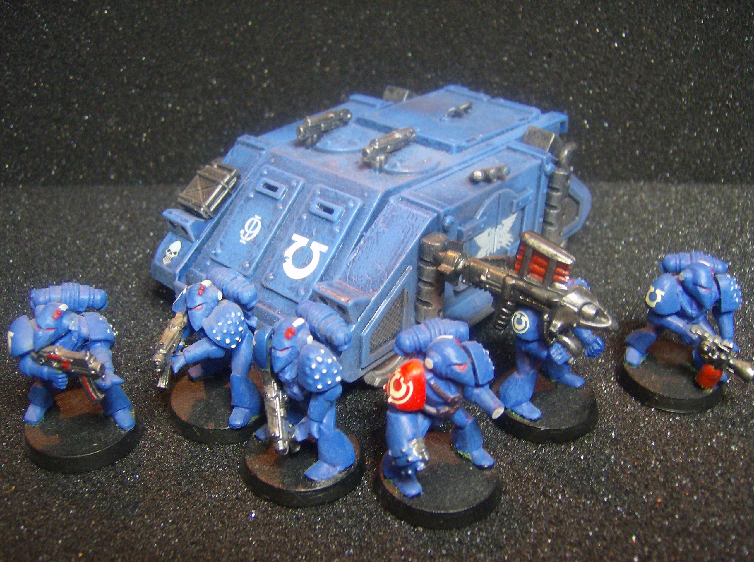 Rhino, Rogue Trader, Space Marines, Ultramarines