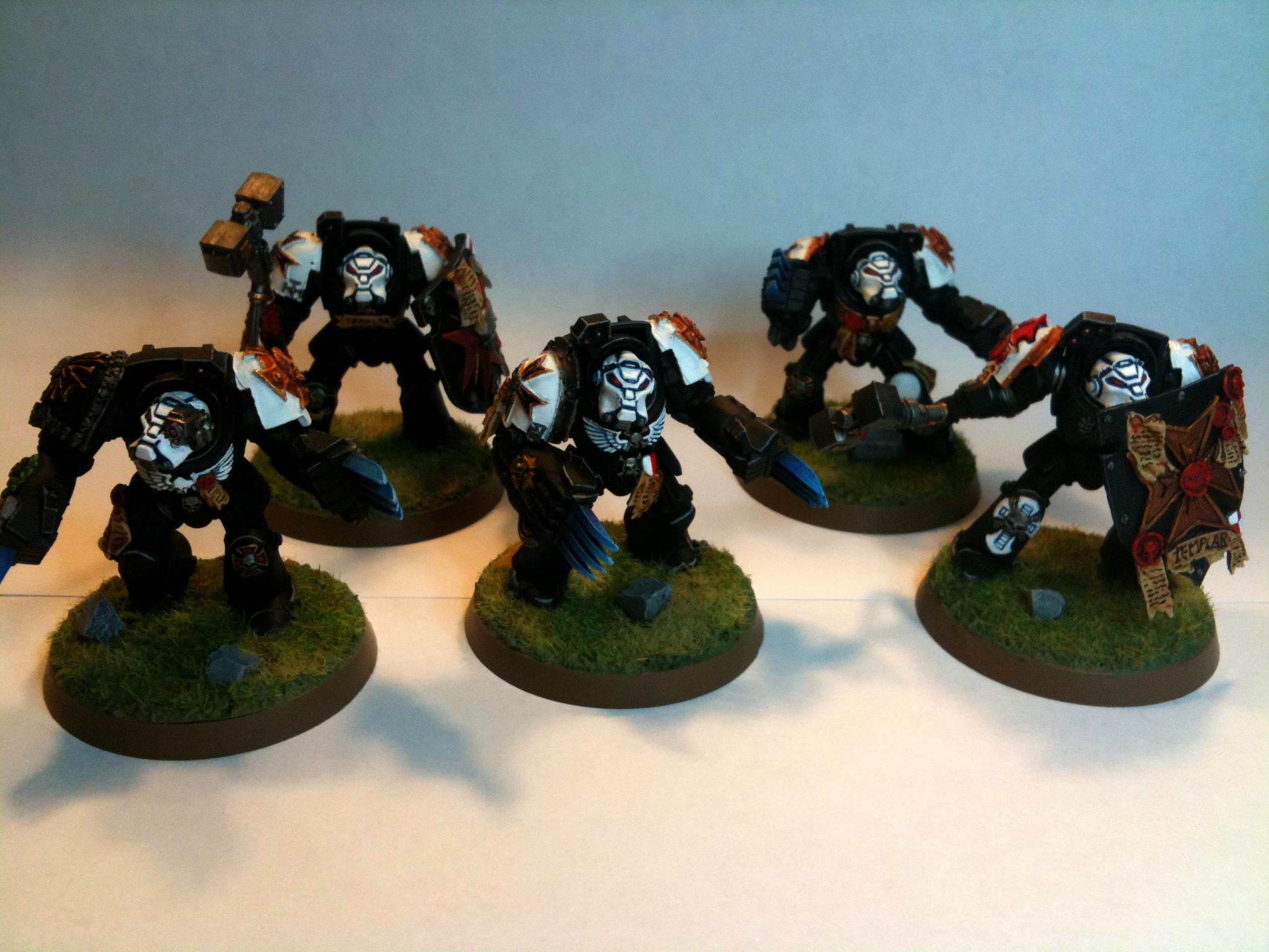 Assault Terminators, Black Templars, Space Marines, Terminator Armor, Warhammer 40,000