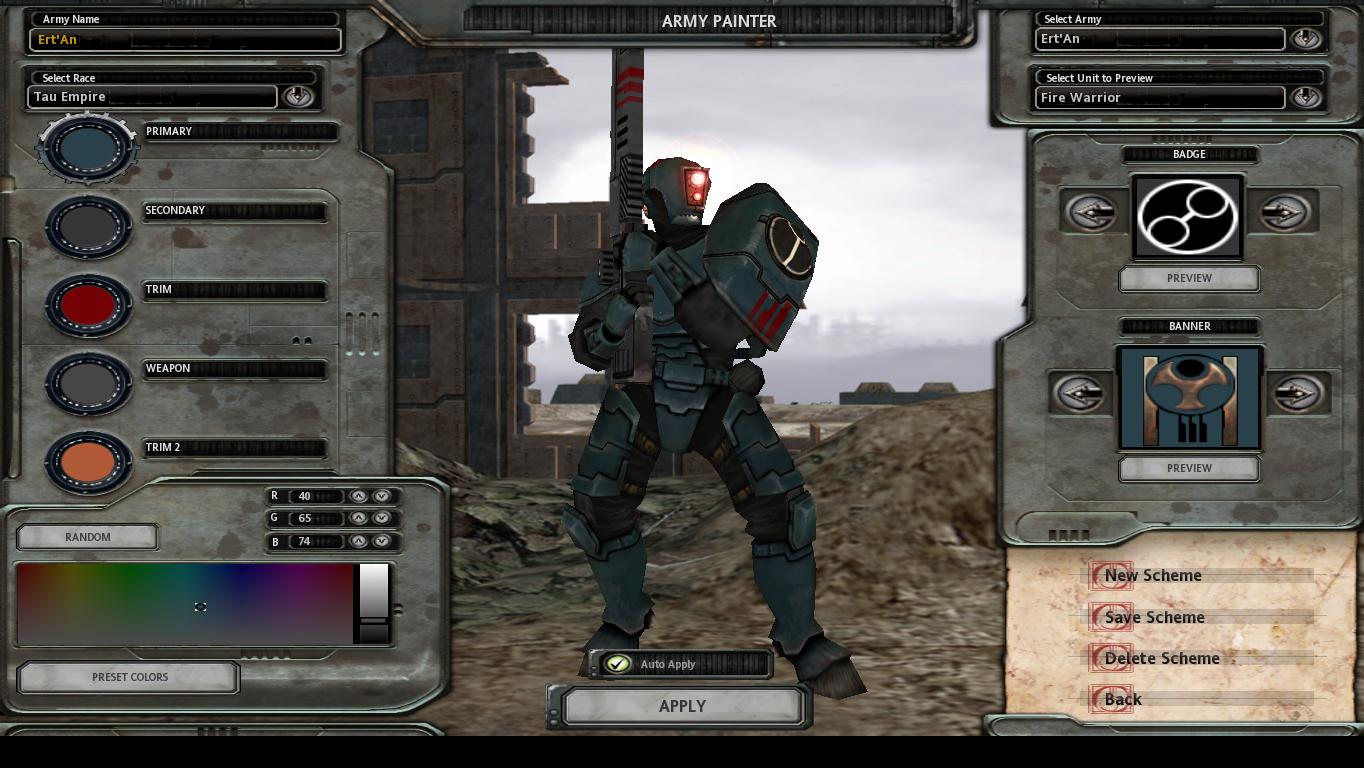 my armor scheme