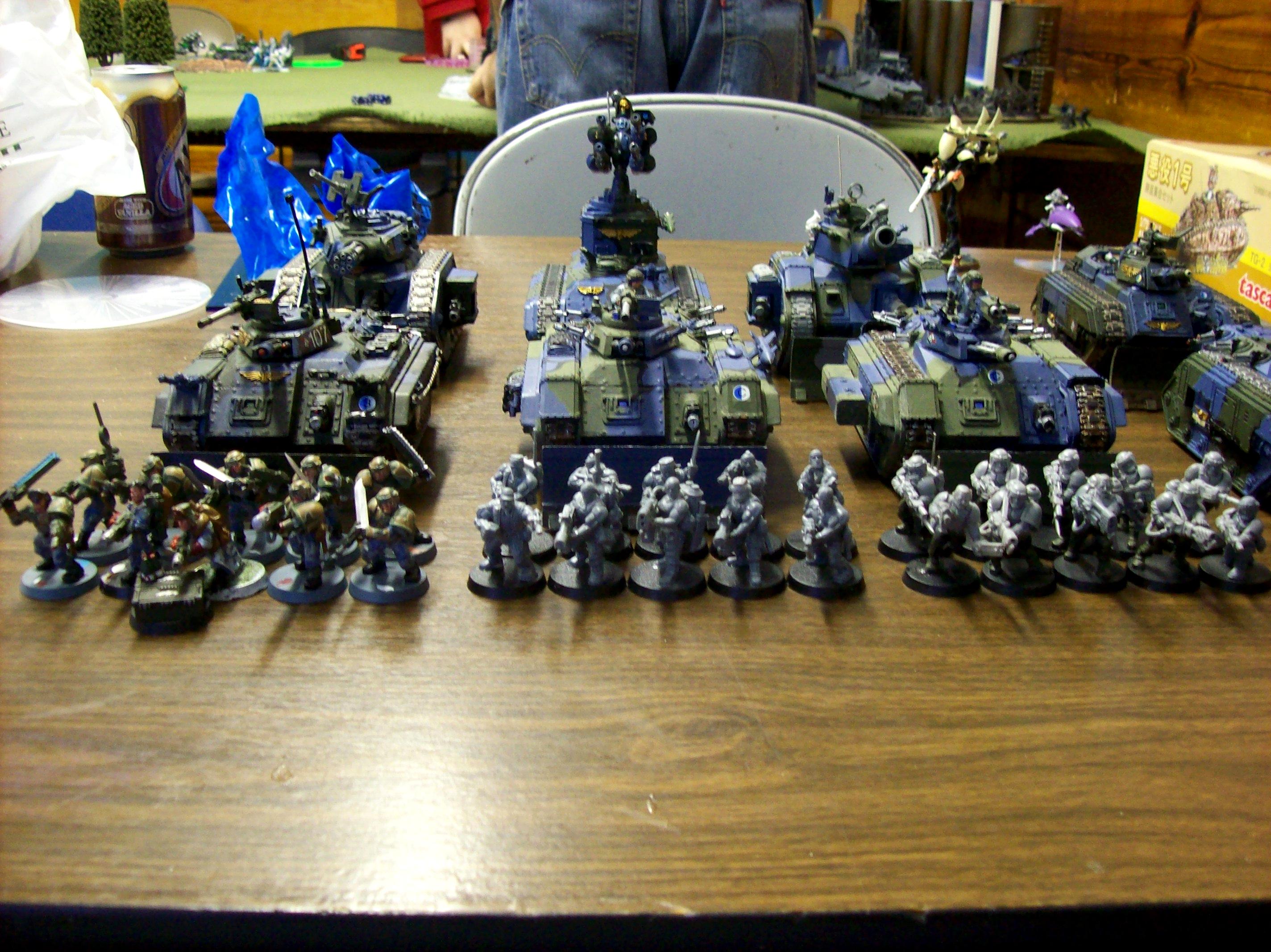 The troops