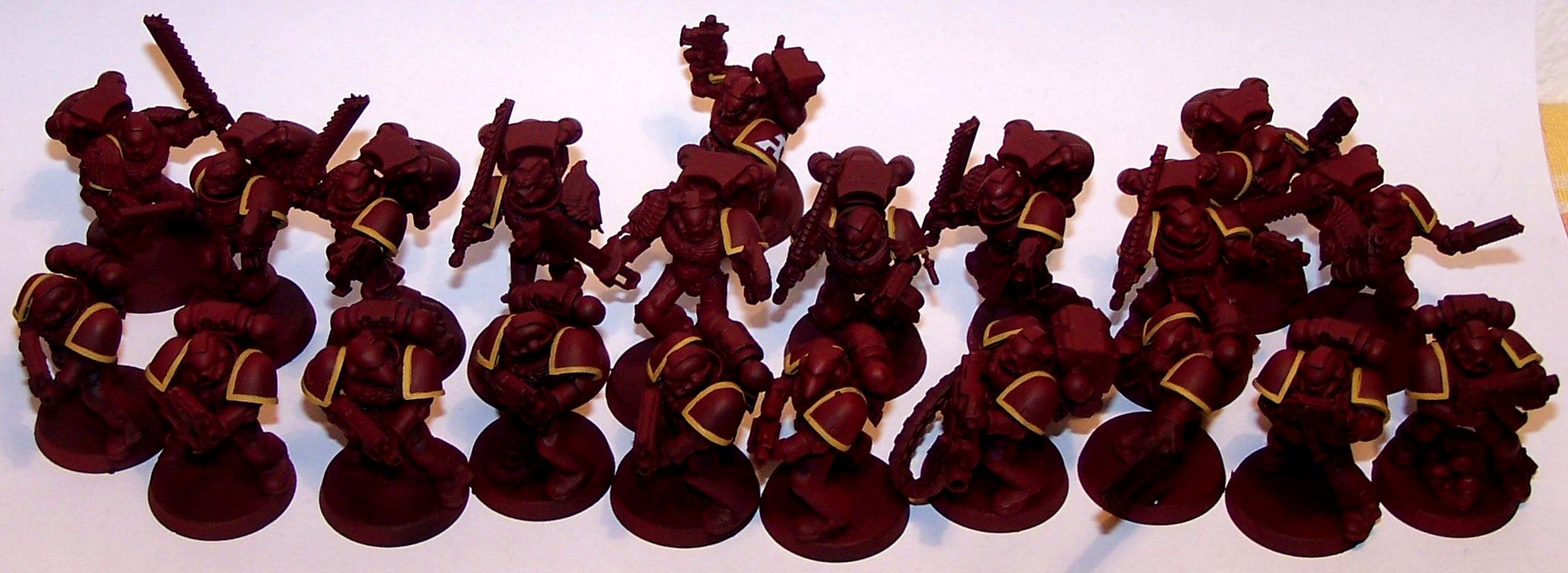 Space Marines, Work In Progress, Work In Progress Red