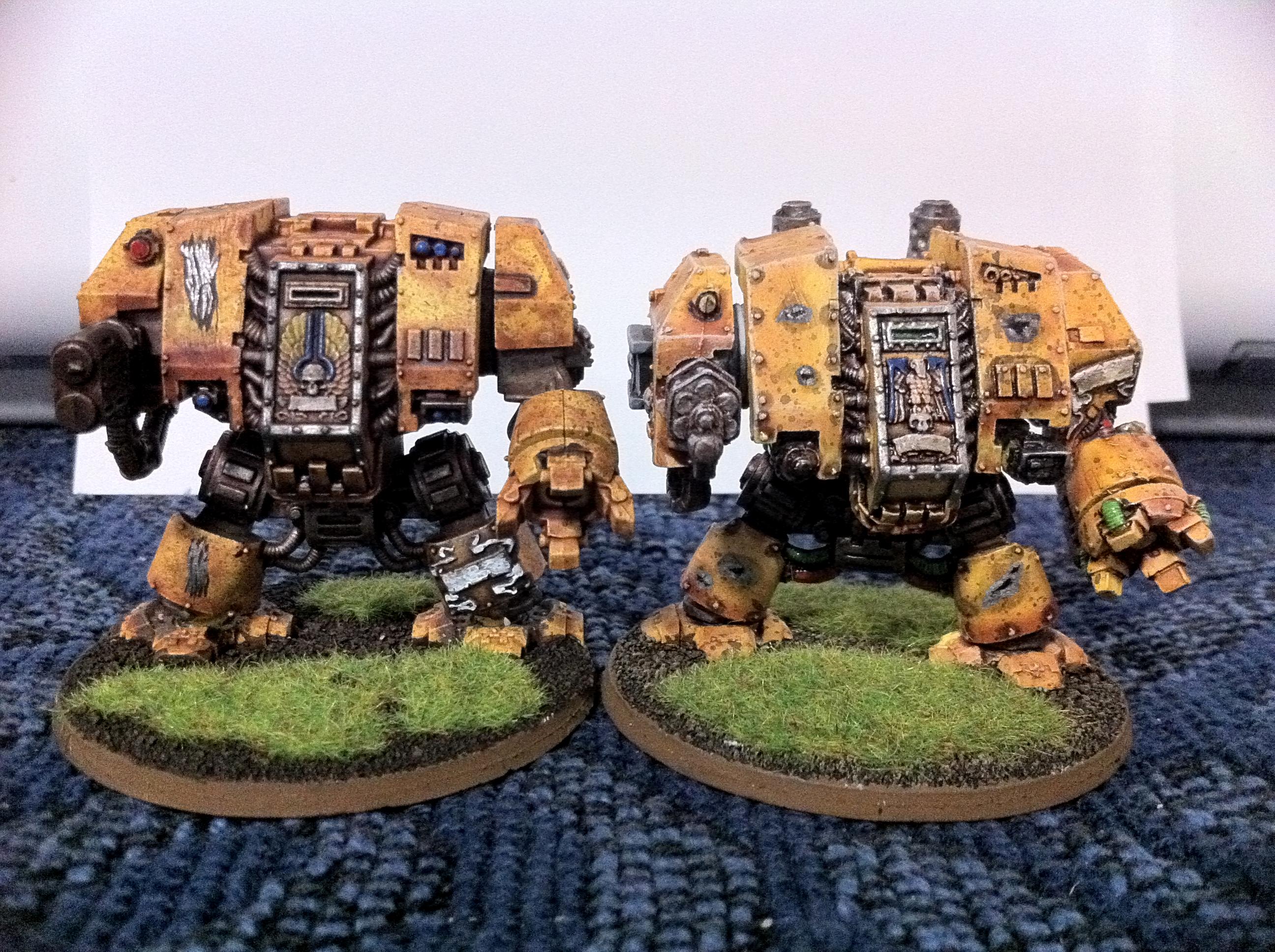 Dreadnought, Imperial Fists, Space Marines, Warhammer 40,000