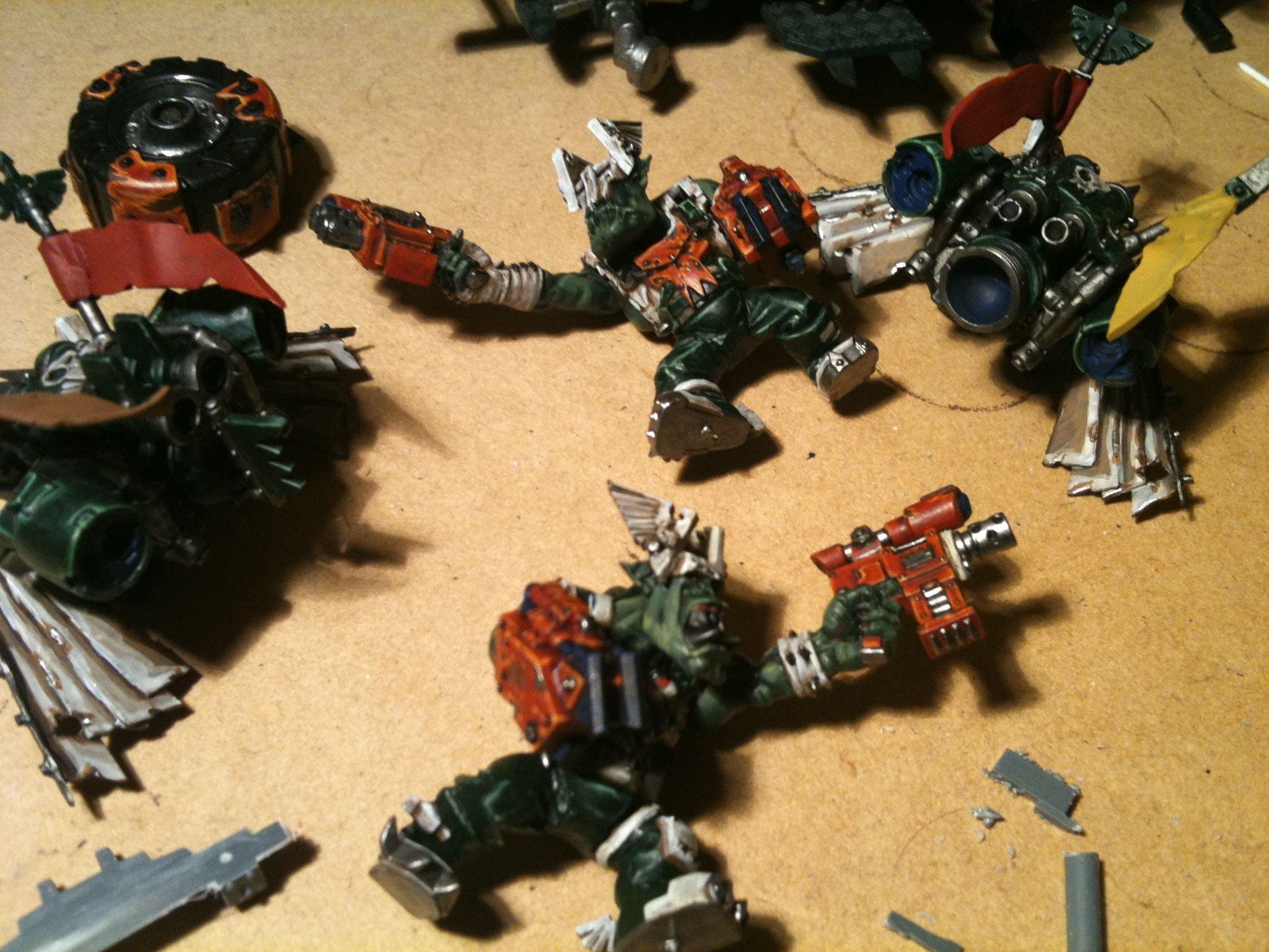 Da Dark Angelz, Nob, Orks, Stormboy, Work In Progress