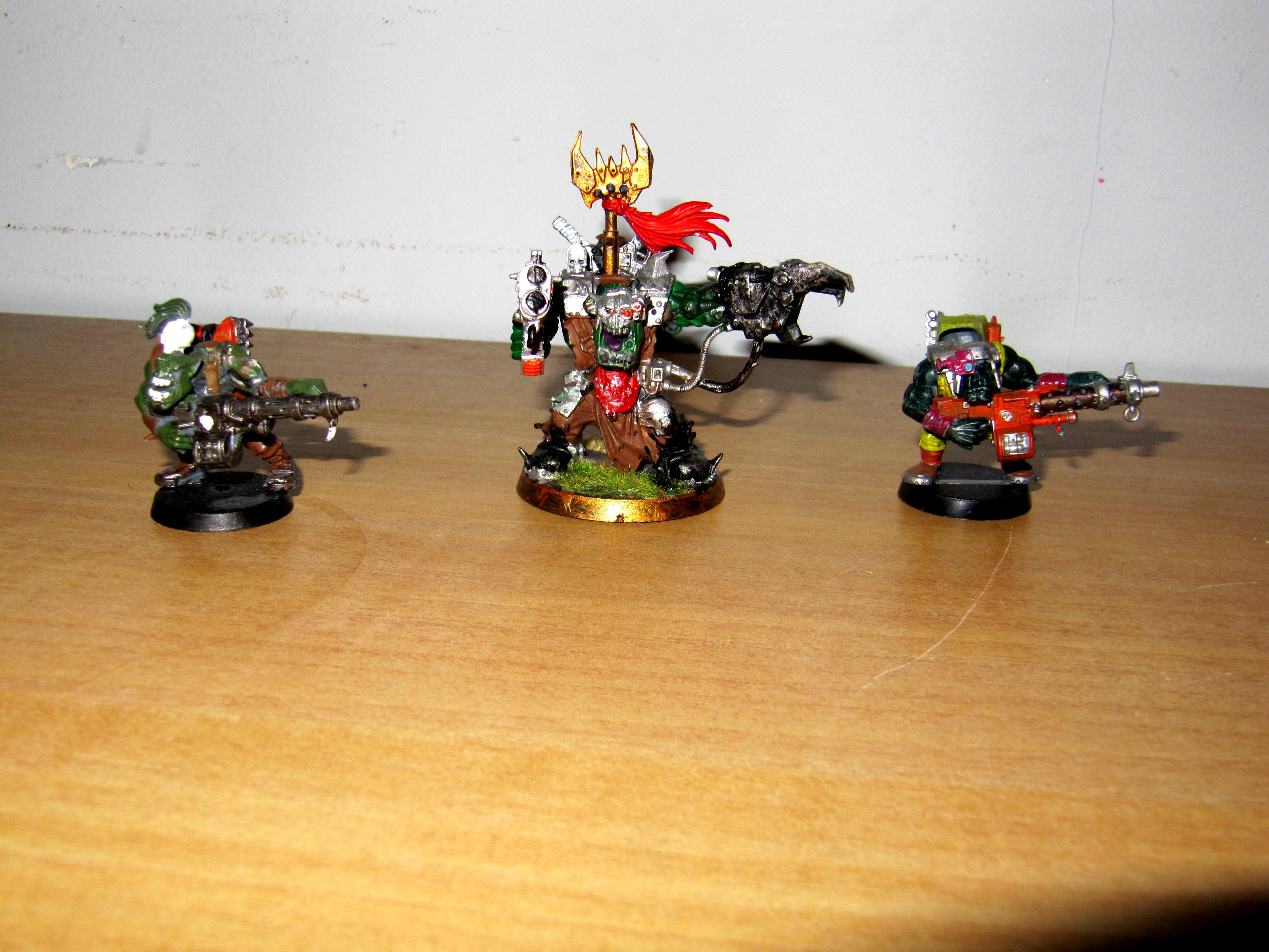 Orks, Warboss, Warboss &amp; 2 Lootas