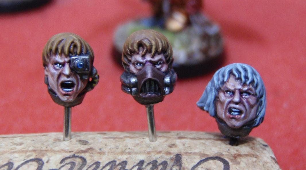 Heads, Space Marines