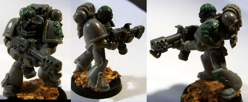 Black Templars, Initiate flamer WIP