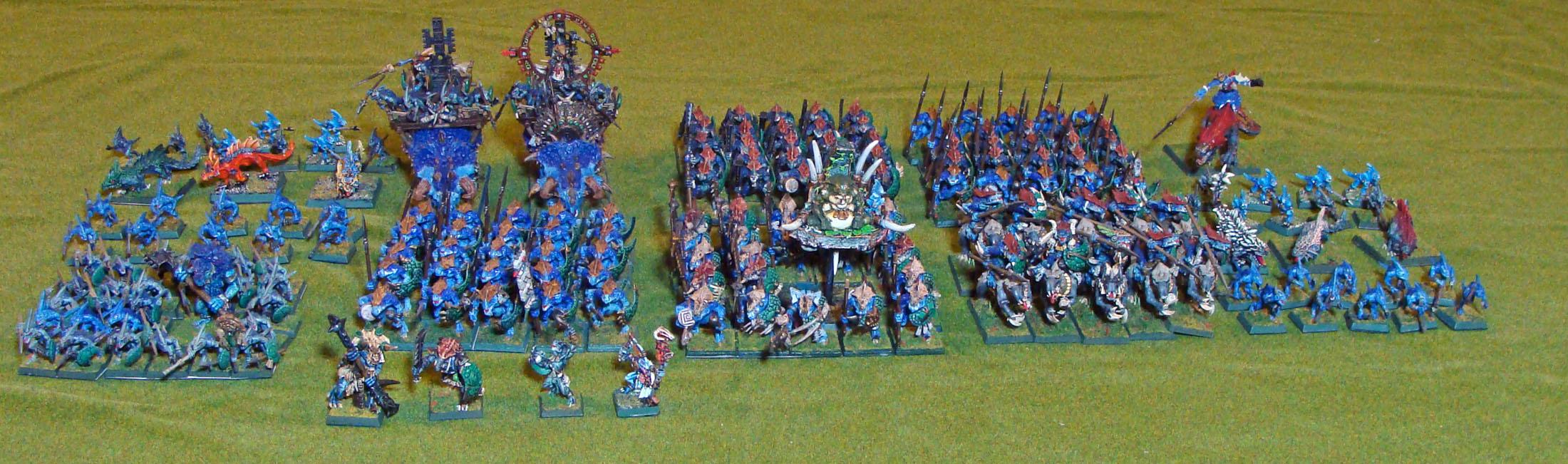 2000, Army, Carnosaur, Lizardmen, Skinks, Slaan