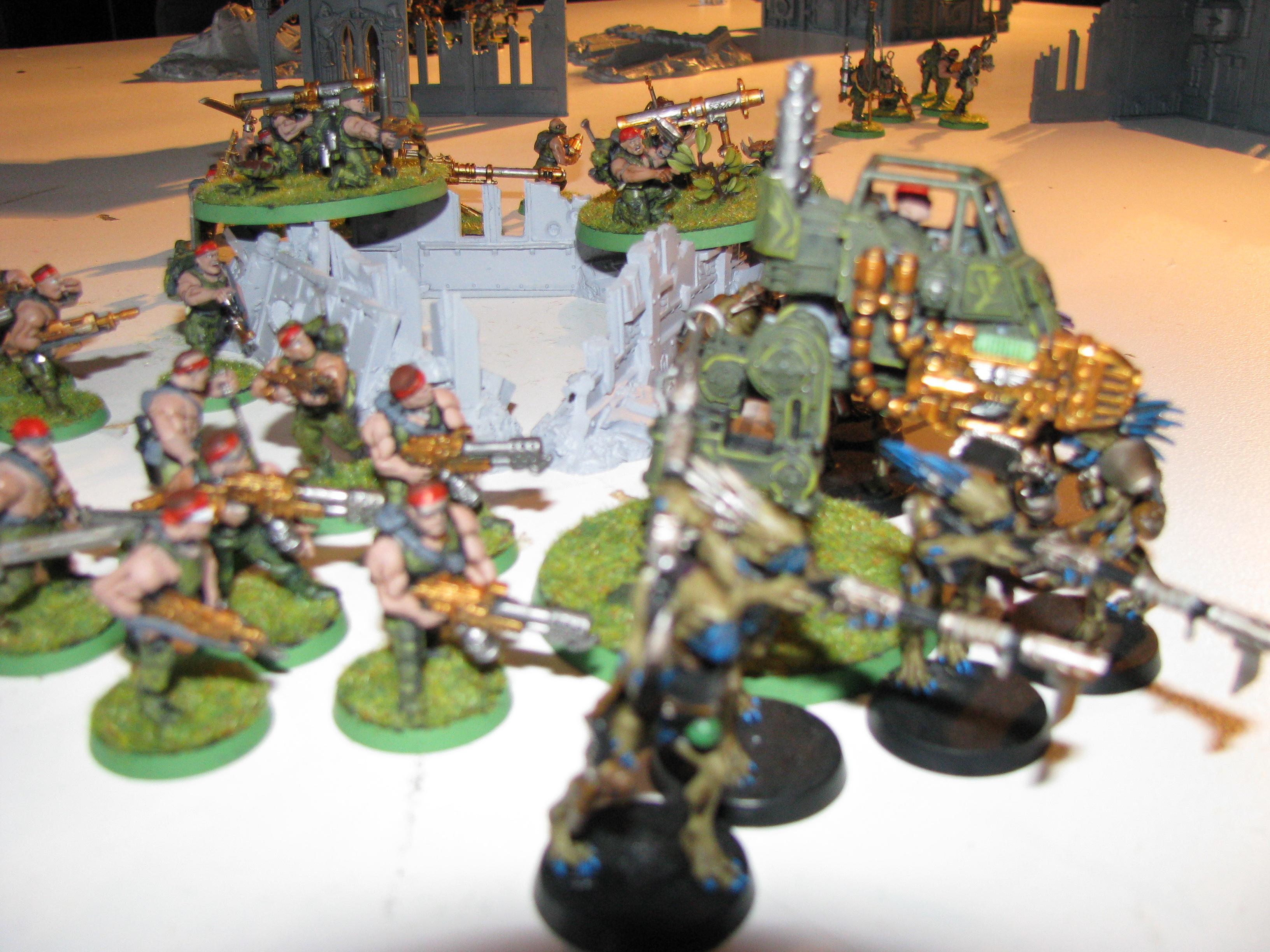 Battle Report, Imperial Guard, Kroot - Kroot vs Imperial Guard, battle ...