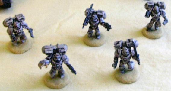 Desert Space Marine Assault squad
