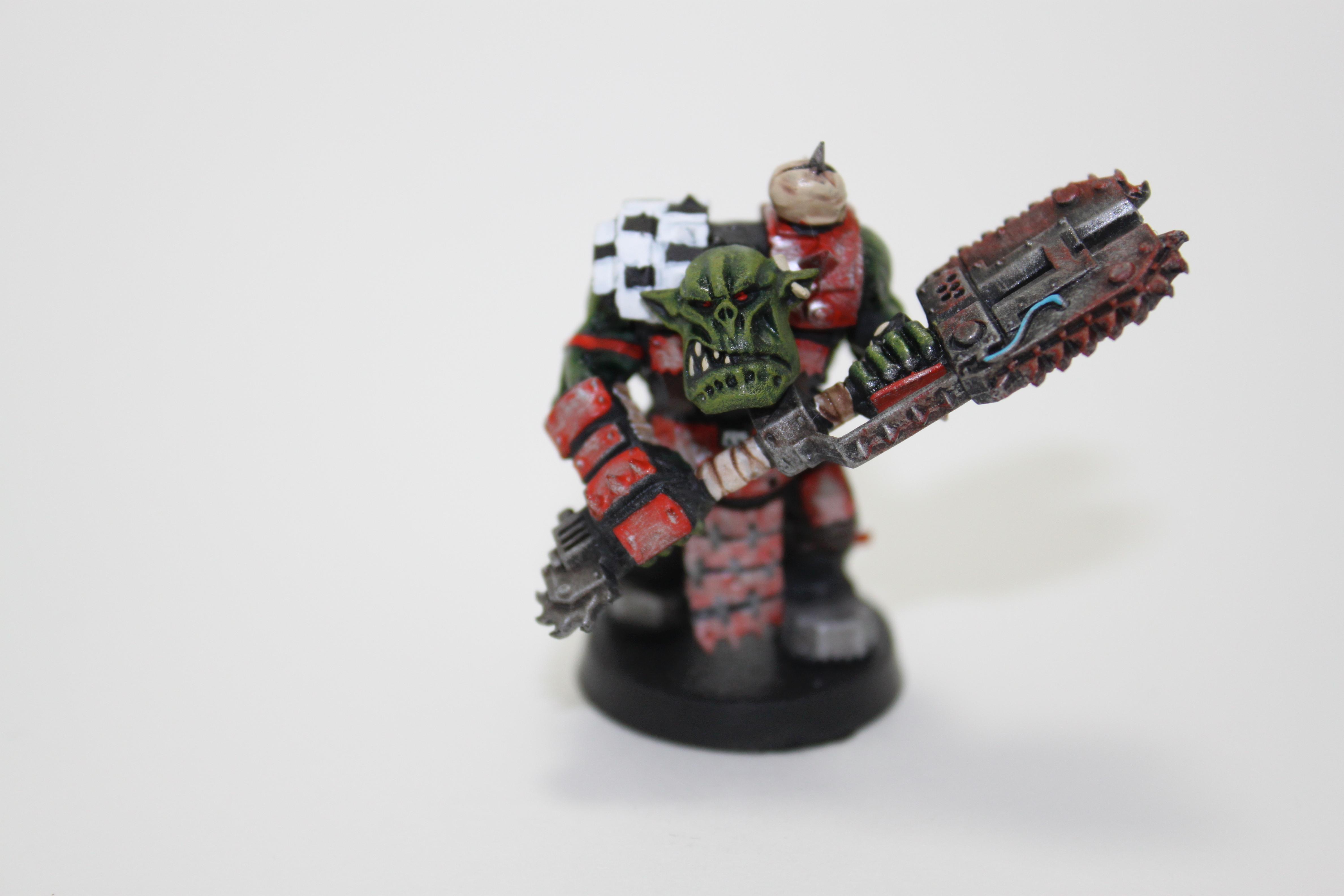 Nob, Orks, Red, Warhammer 40,000