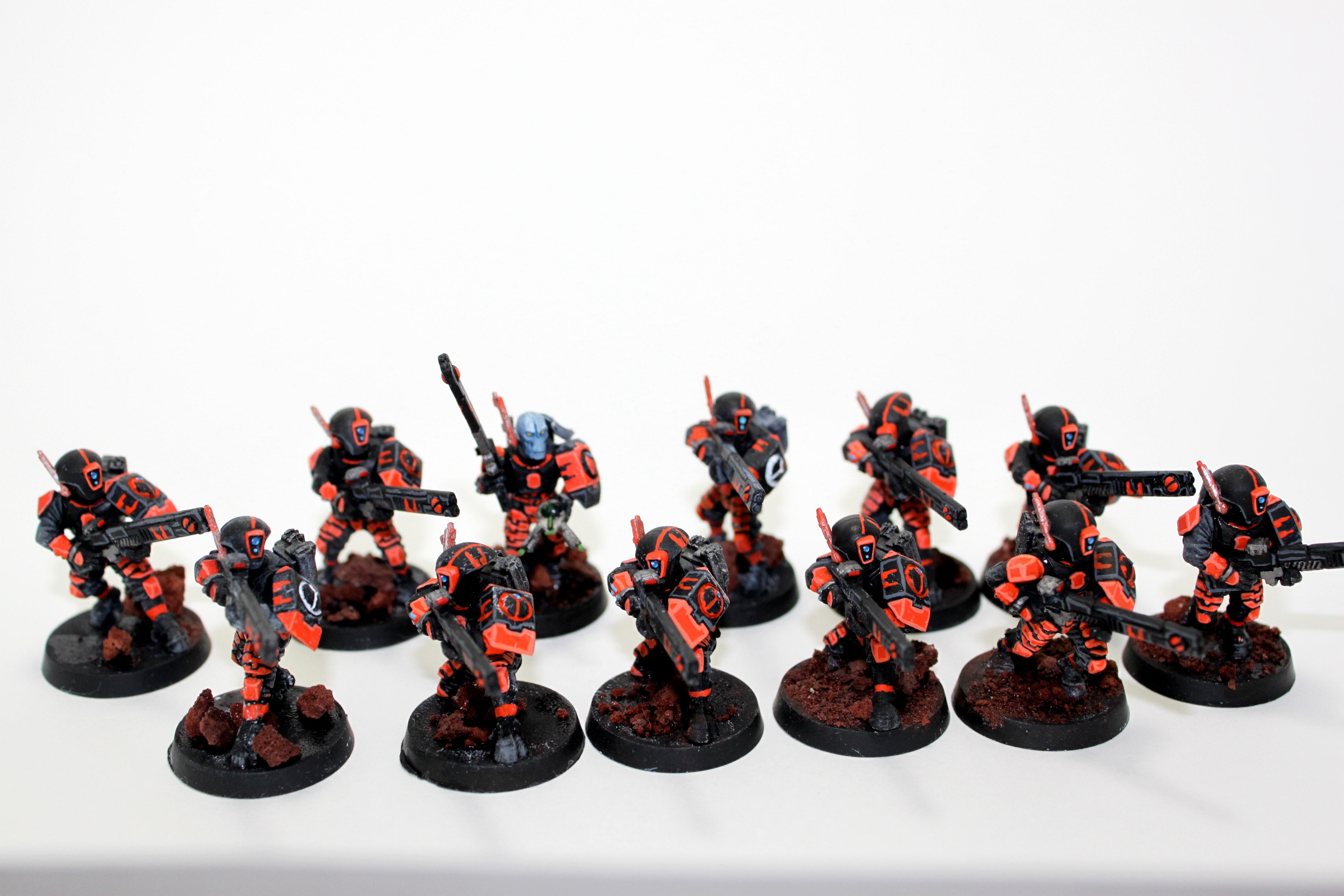 Fire Warriors, Tau, Fire Warrior Squad Alpha