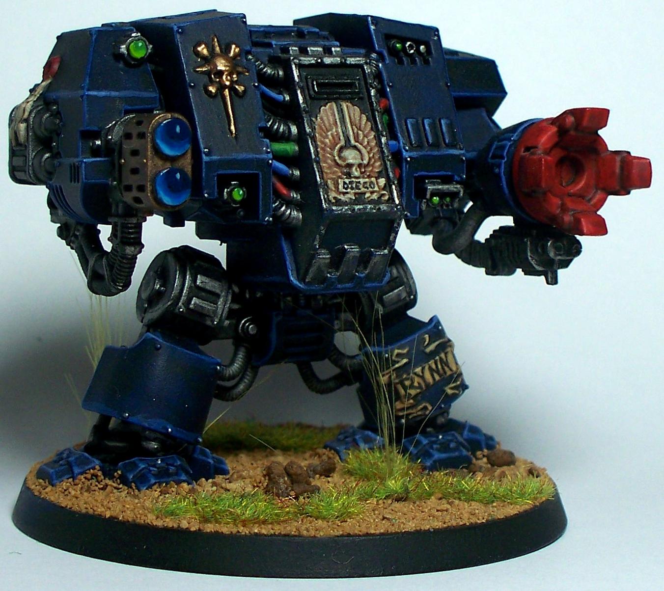 Crimson Fists, Dreadnought, Space Marines, Warhammer 40,000