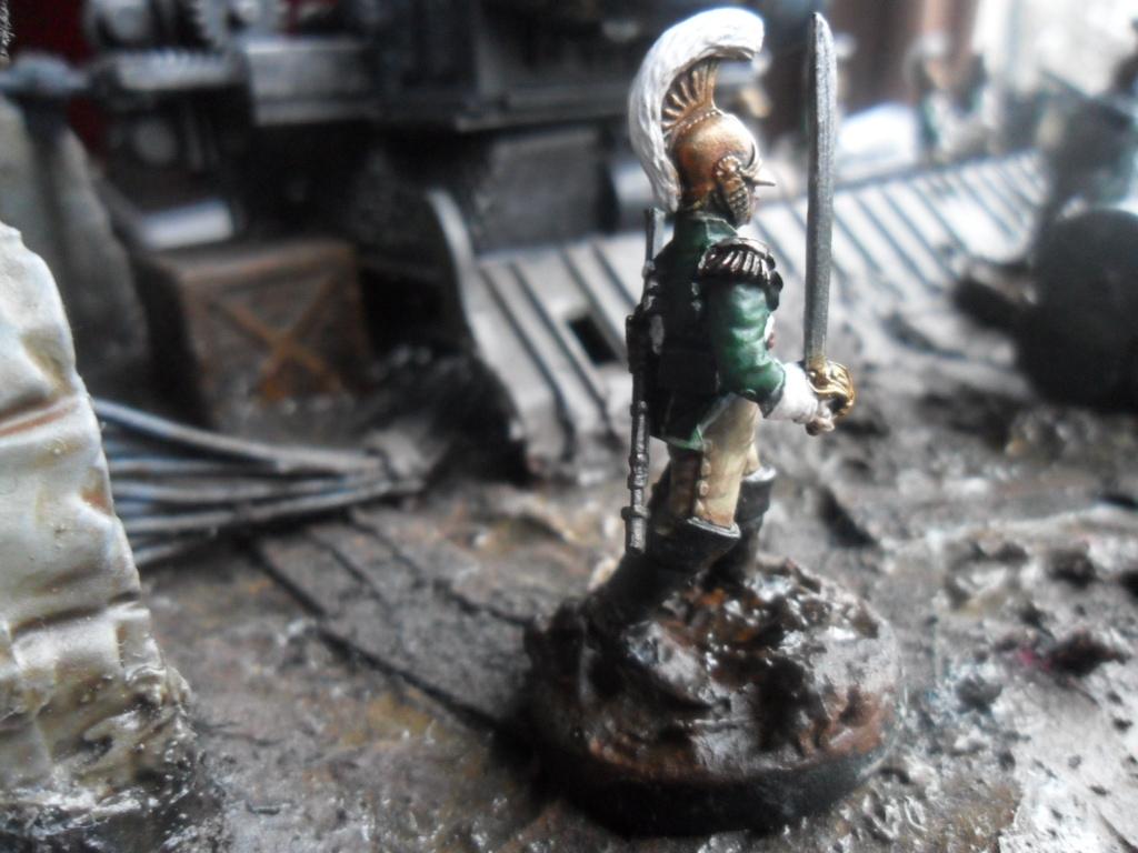Major talien Musters a small Copiea to accompany him to the ministorum Abbey