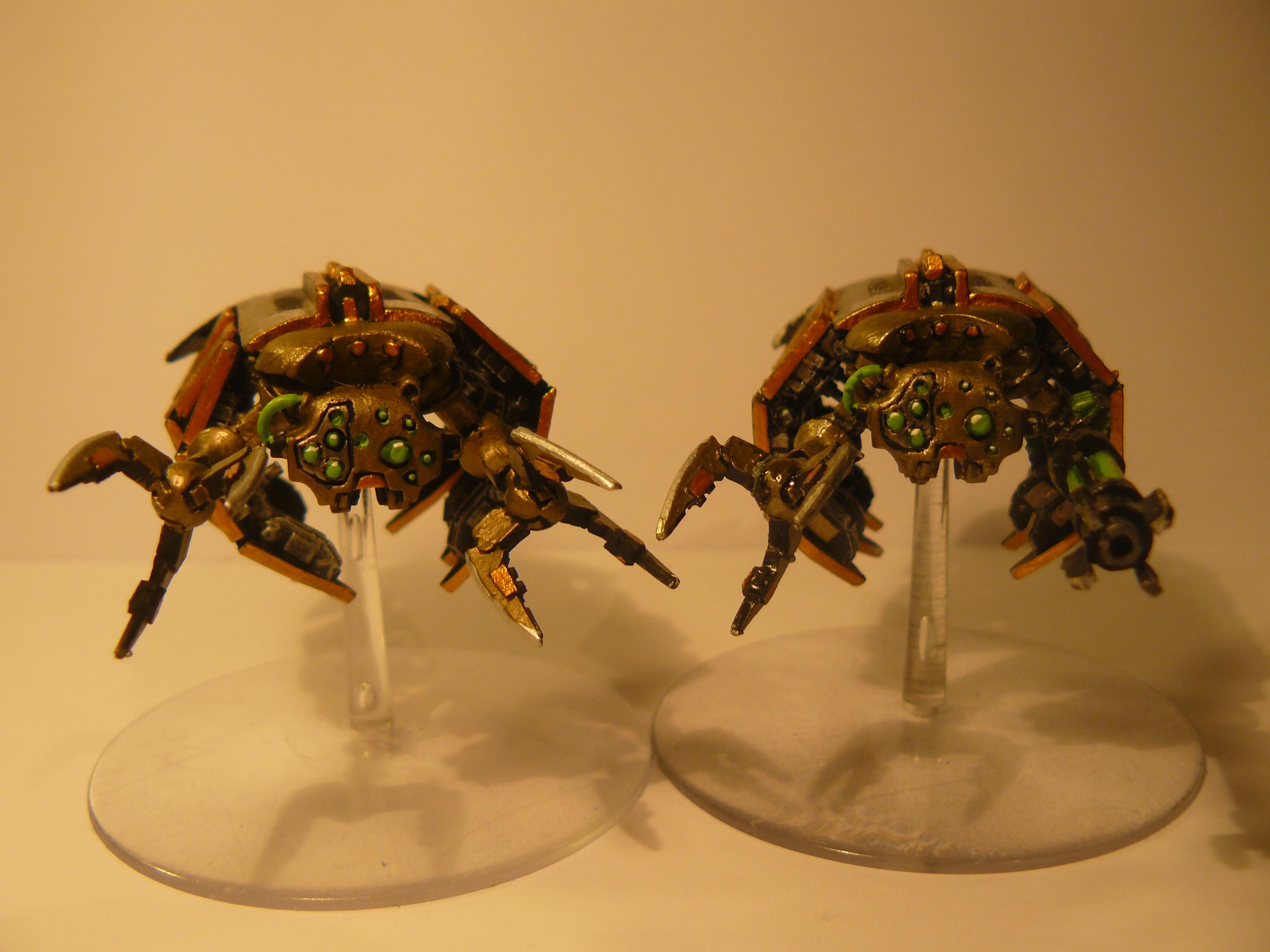 Necrons, the two spyders