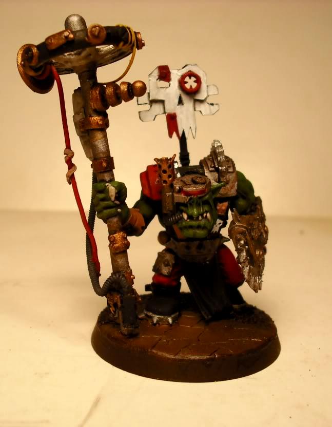 Mekboy, Orks, Krimson Klawz Cybork Big Mek w/ KFF