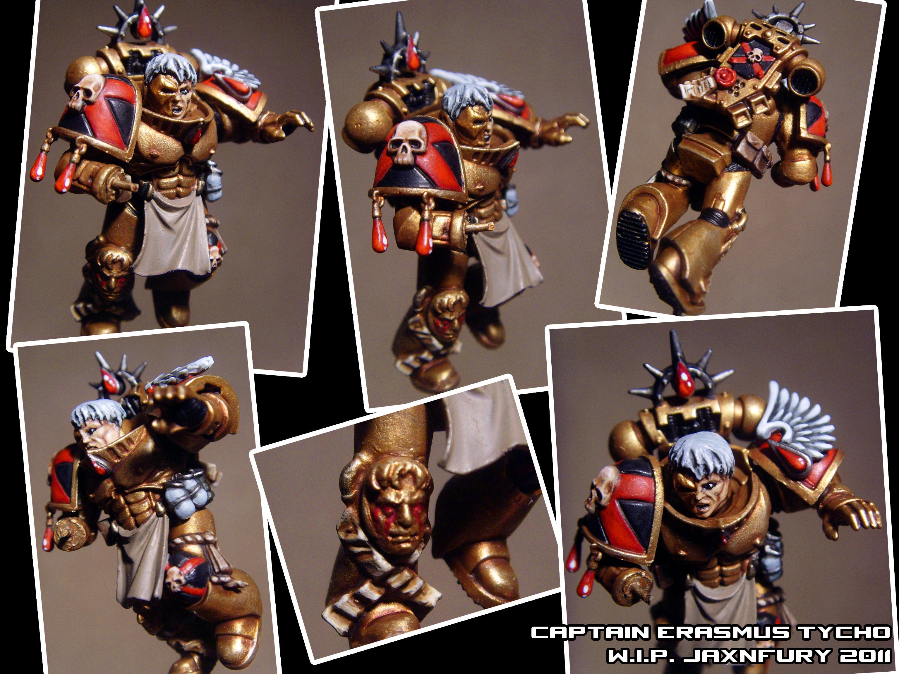 Blood Angels, Tycho, Captain Erasmus Tycho WIP