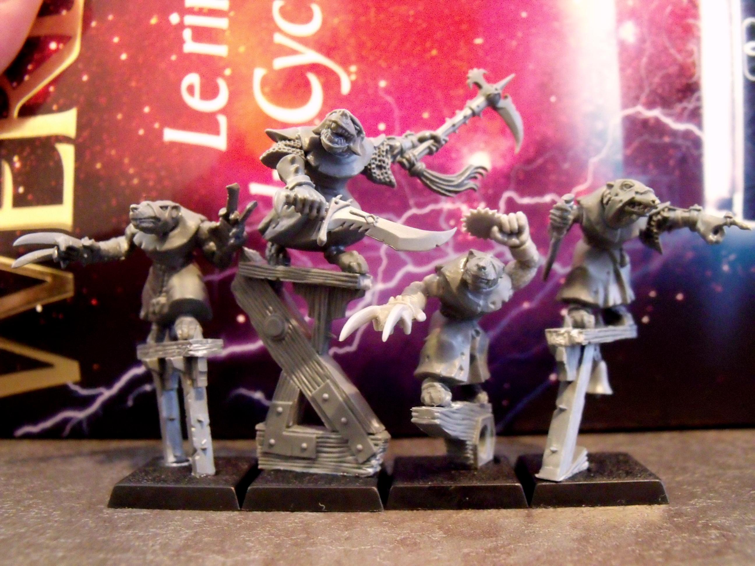 Skavens, Custom, Pestilen-affiliated Night Runners WIP