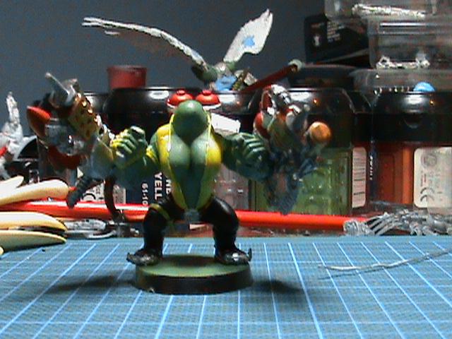 Girl Ork, Greenstuff, Orks, Scuplte